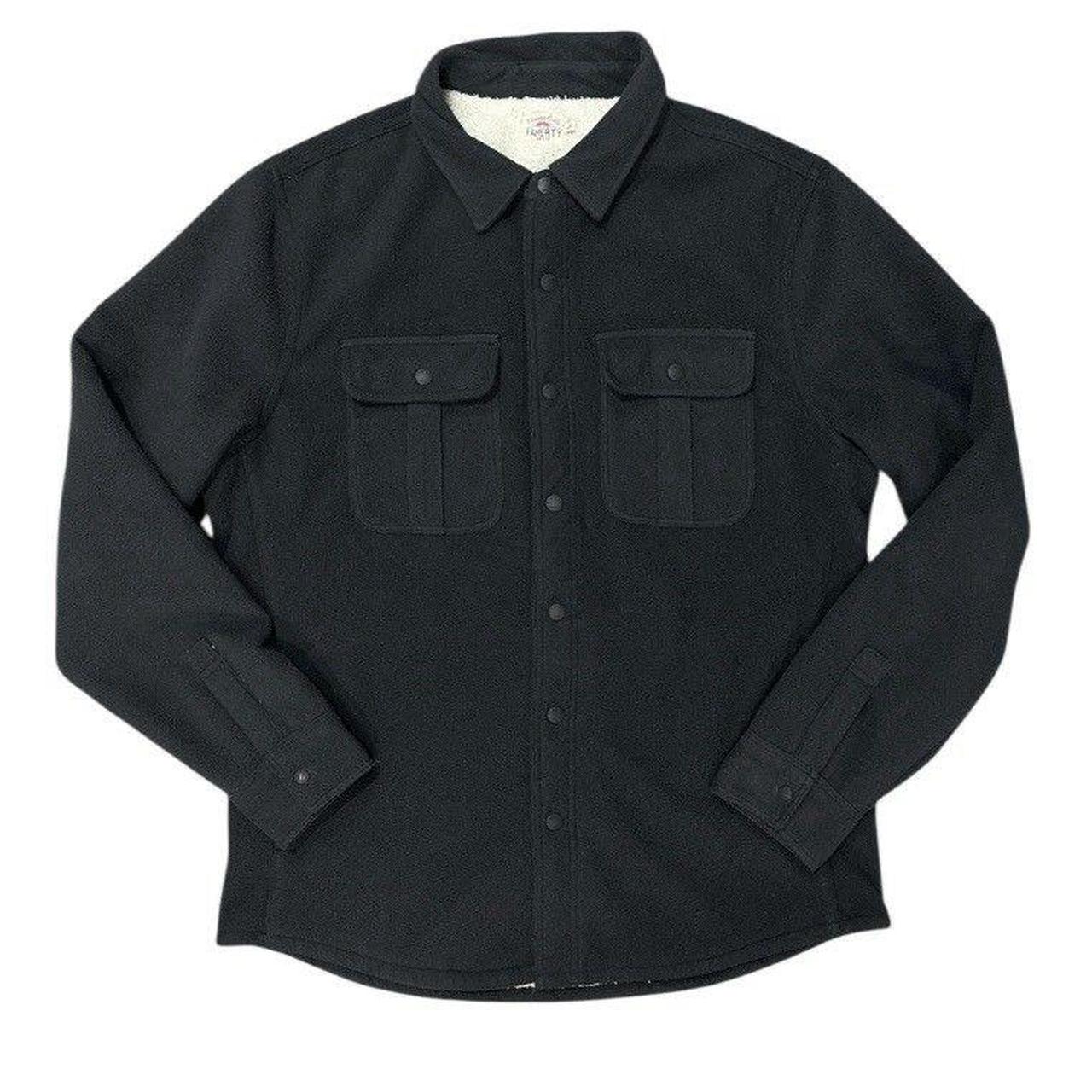 Faherty Men's Lightweight Jacket Jacket - Black/C… - image 1