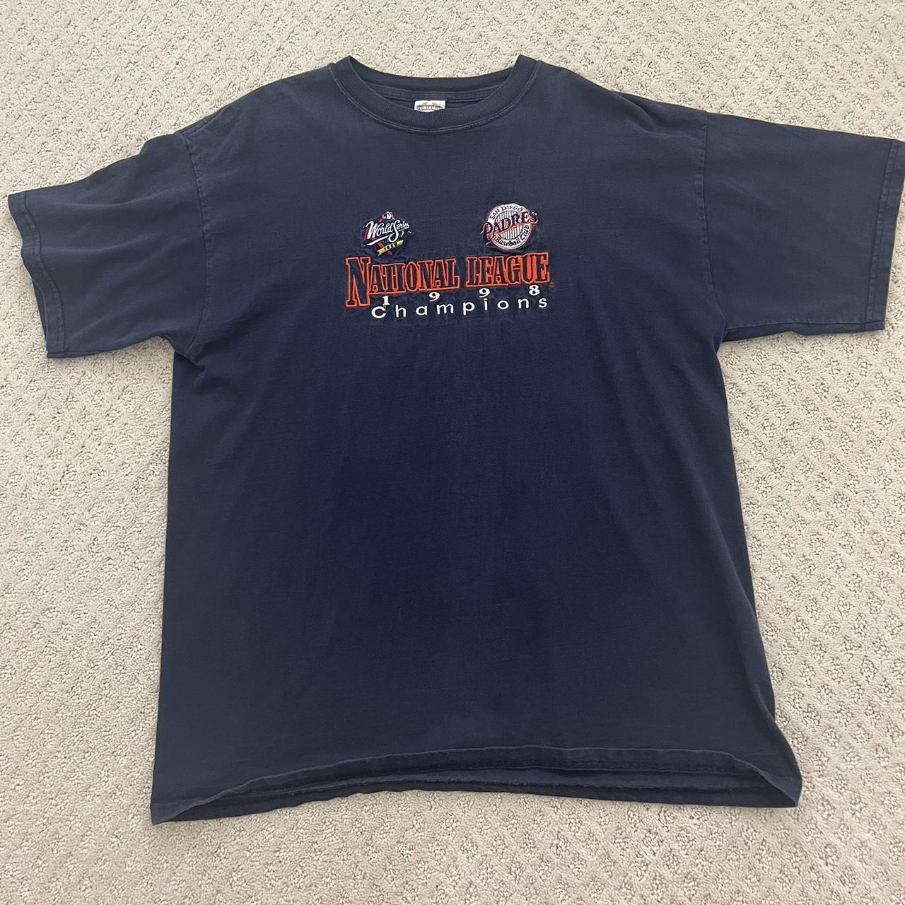 Vintage San Diego Padres First Ever World Series - Depop