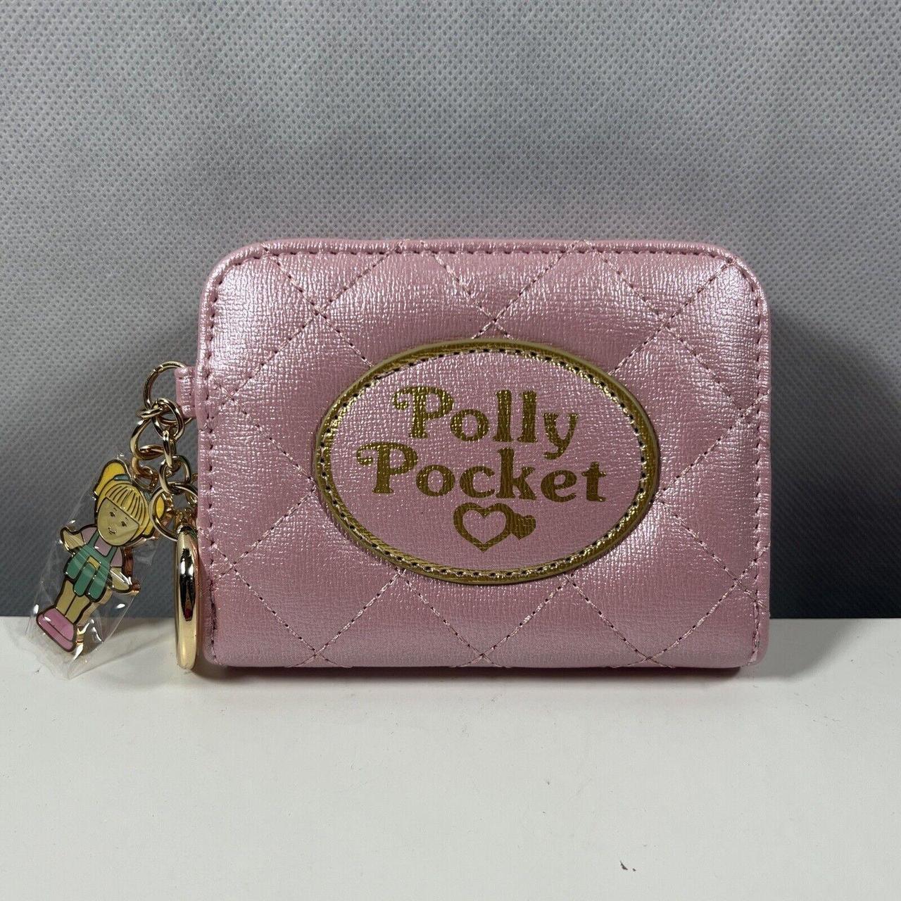 New Polly Pocket Pink Wallet ID Holder Coin Purse Depop