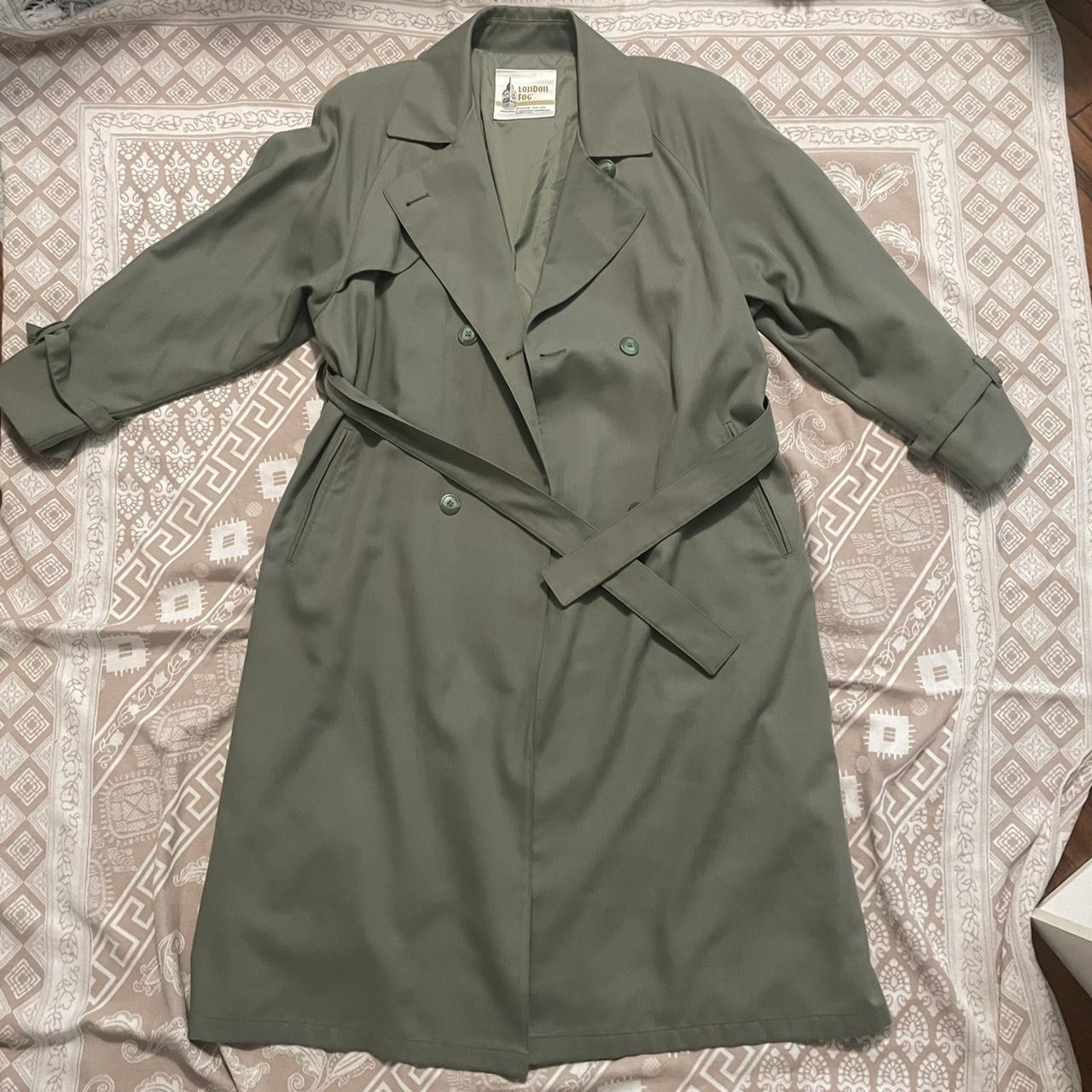 London Fog Women's Green Jacket | Depop