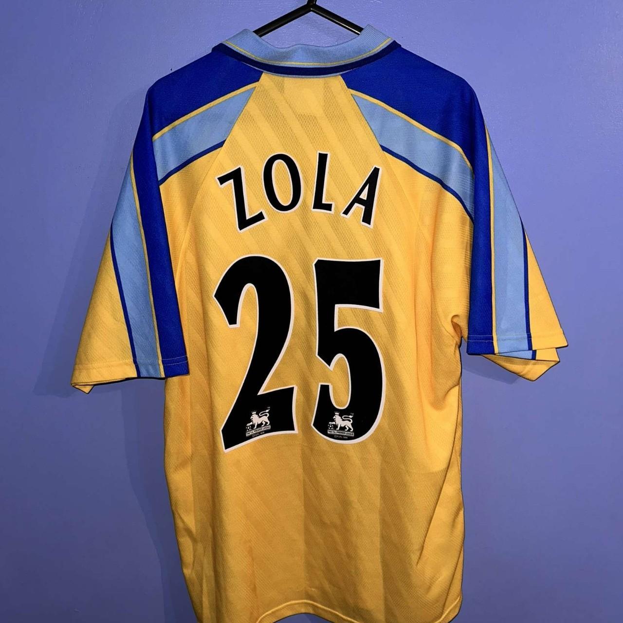 LARGE Chelsea Authentic Zola 1996/1998 shirt
