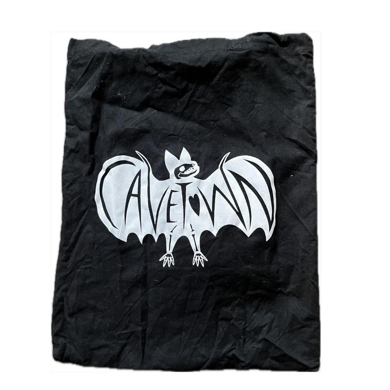 ⭑Cavetown Logo Black Tote Bag ⭑ ➤Band merch tour Depop