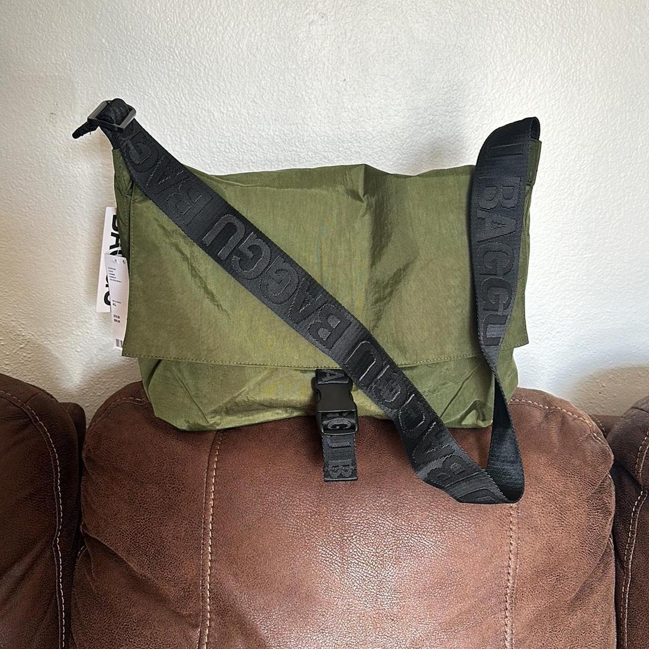 BAGGU Sport Messenger Crossbody Bag color is Bay... Depop