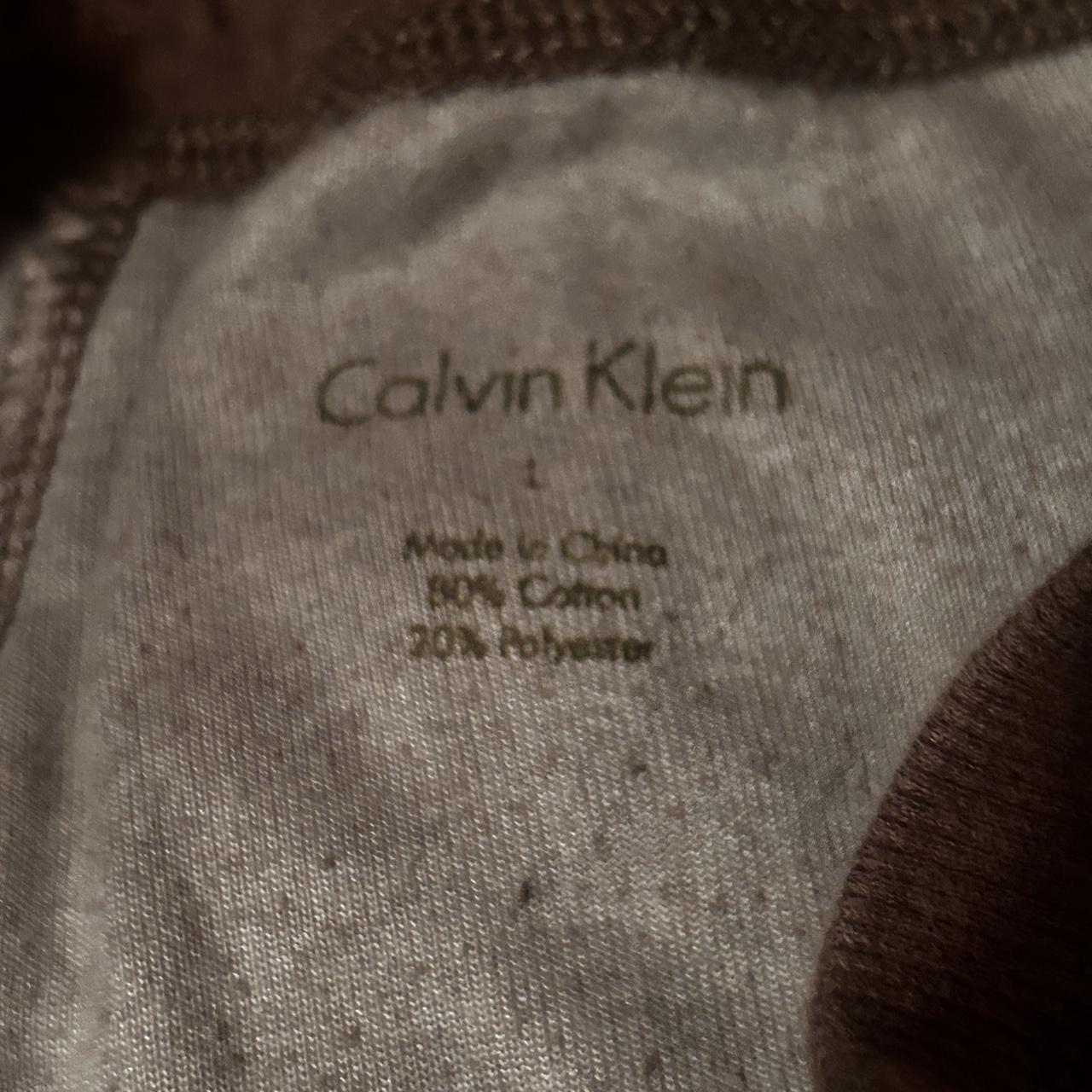 calvin klein track pants barely worn velvety... - Depop