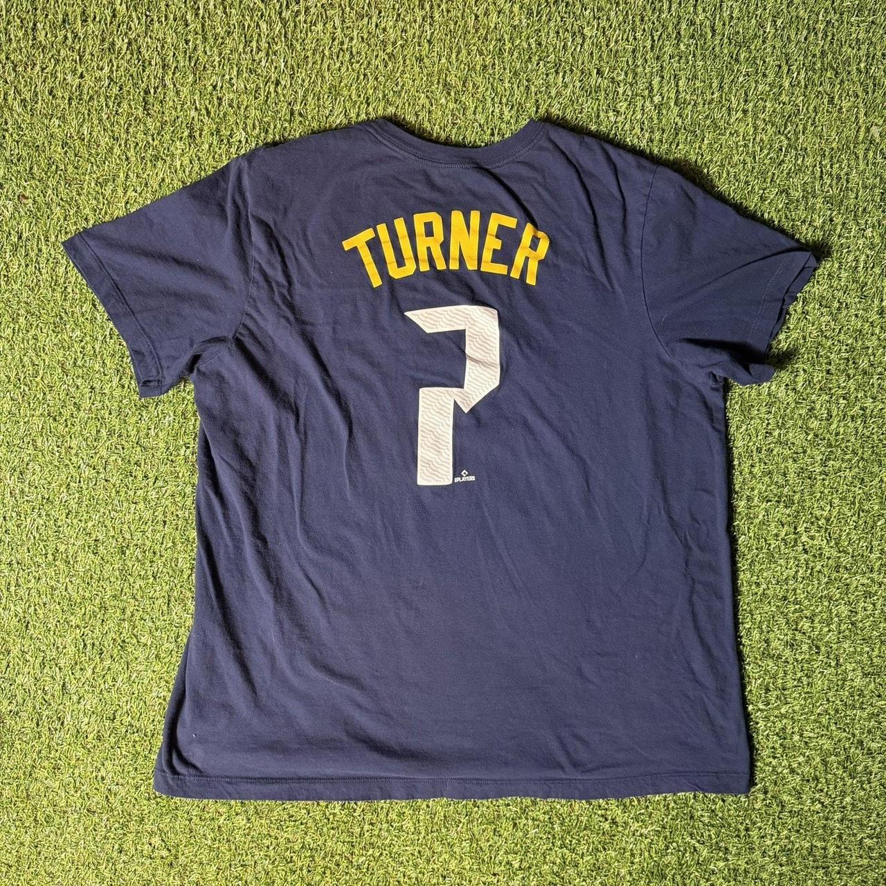 Nike Men's T-shirt - Blue - XL – The Trea Turner … - image 2
