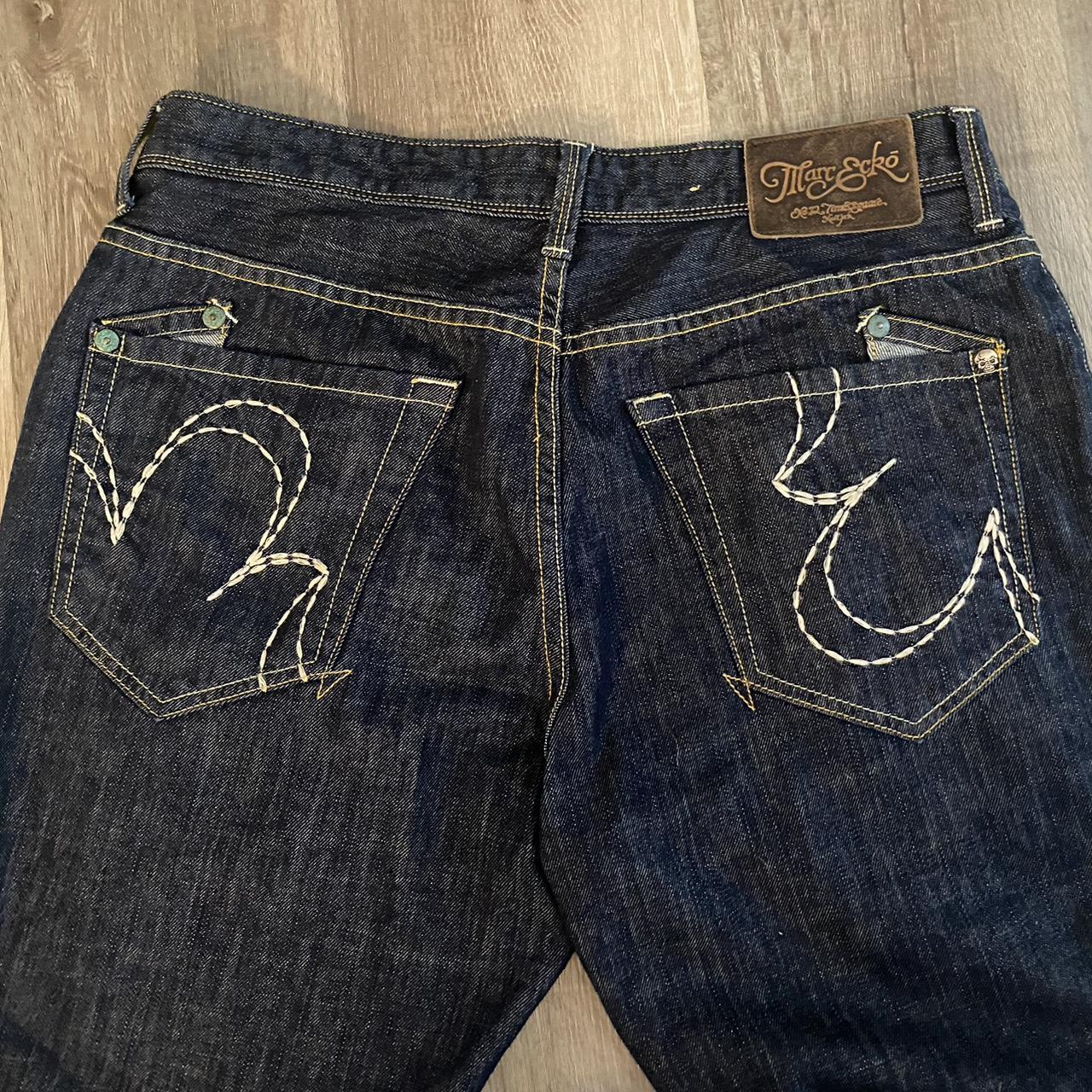 Dm b4 buying! Marc ecko baggy/bootcut jeans with... - Depop