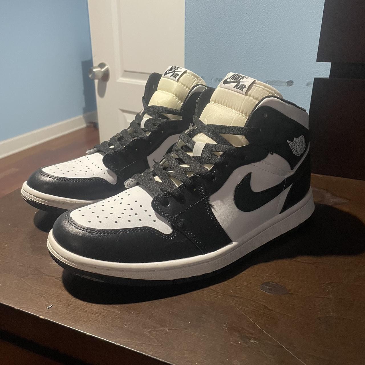 Jordan 1 black and white got the shoes a lil too... - Depop