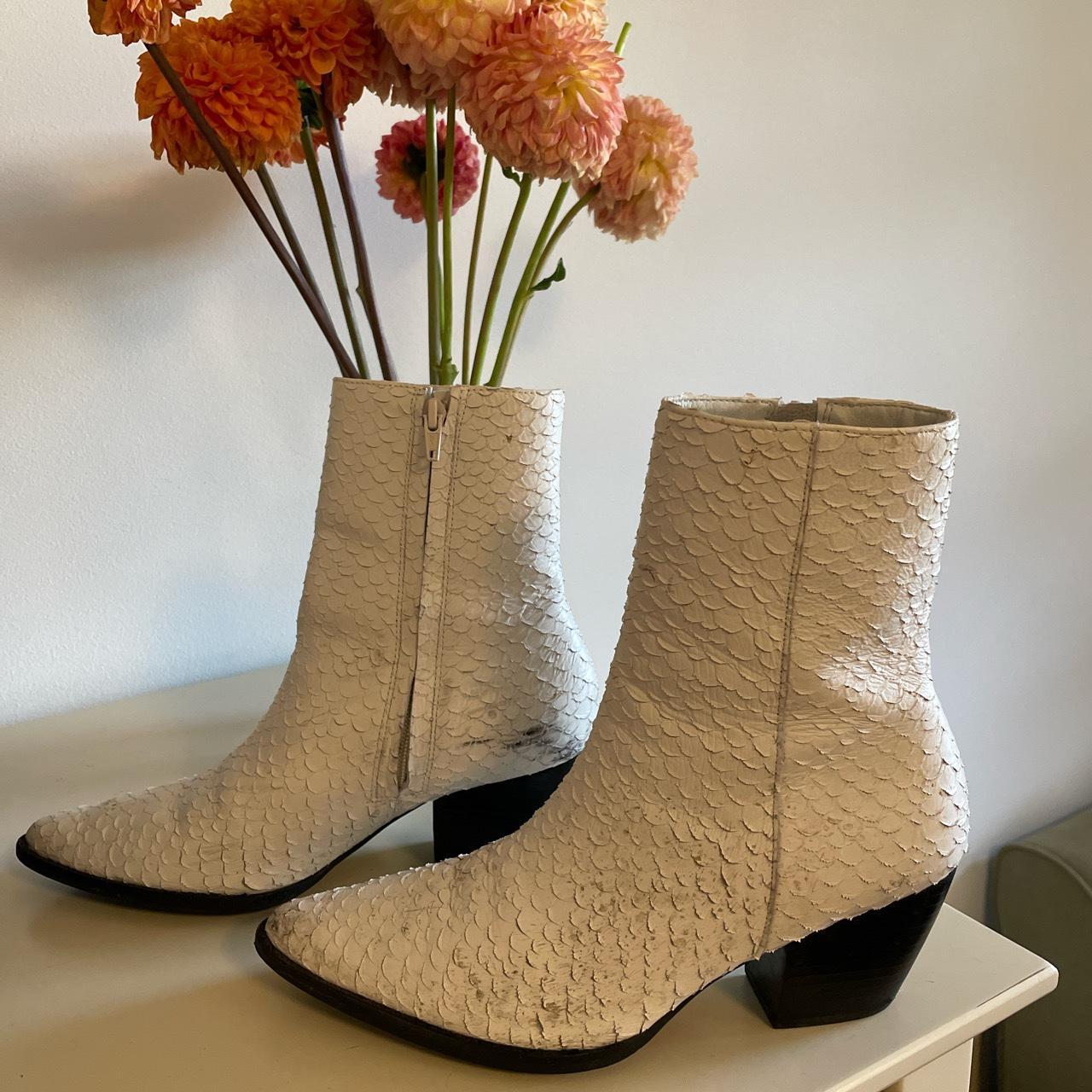 matisse western style leather "caty" ankle boots... - Depop