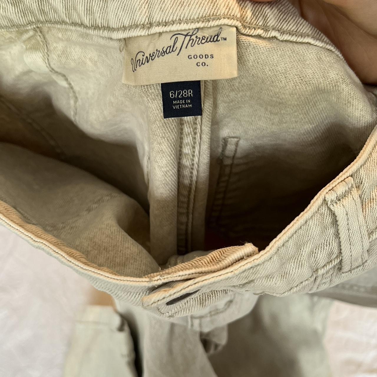 Target Women's Cream Jeans Depop