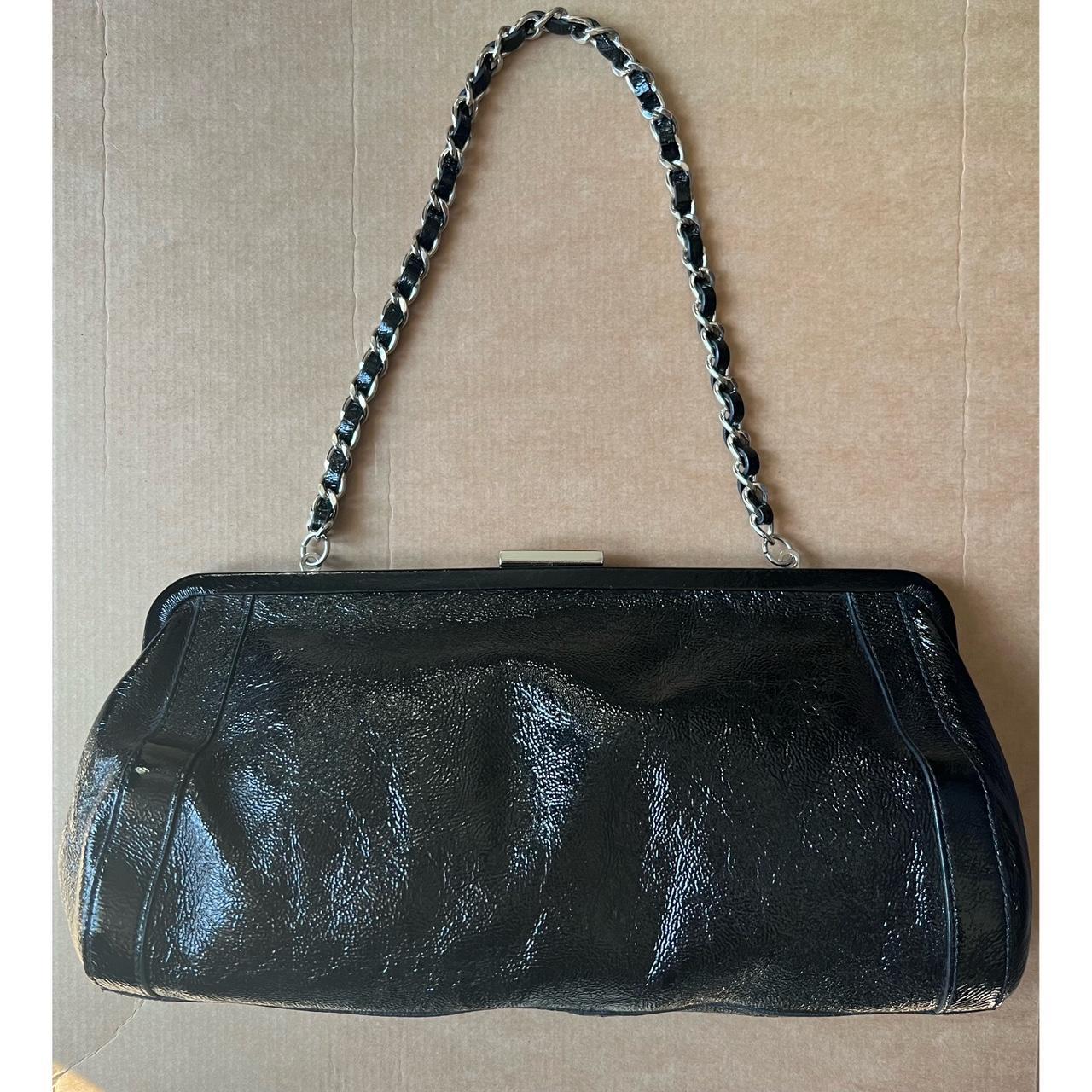 Jasper Conran Women's Black and Silver Bag Depop