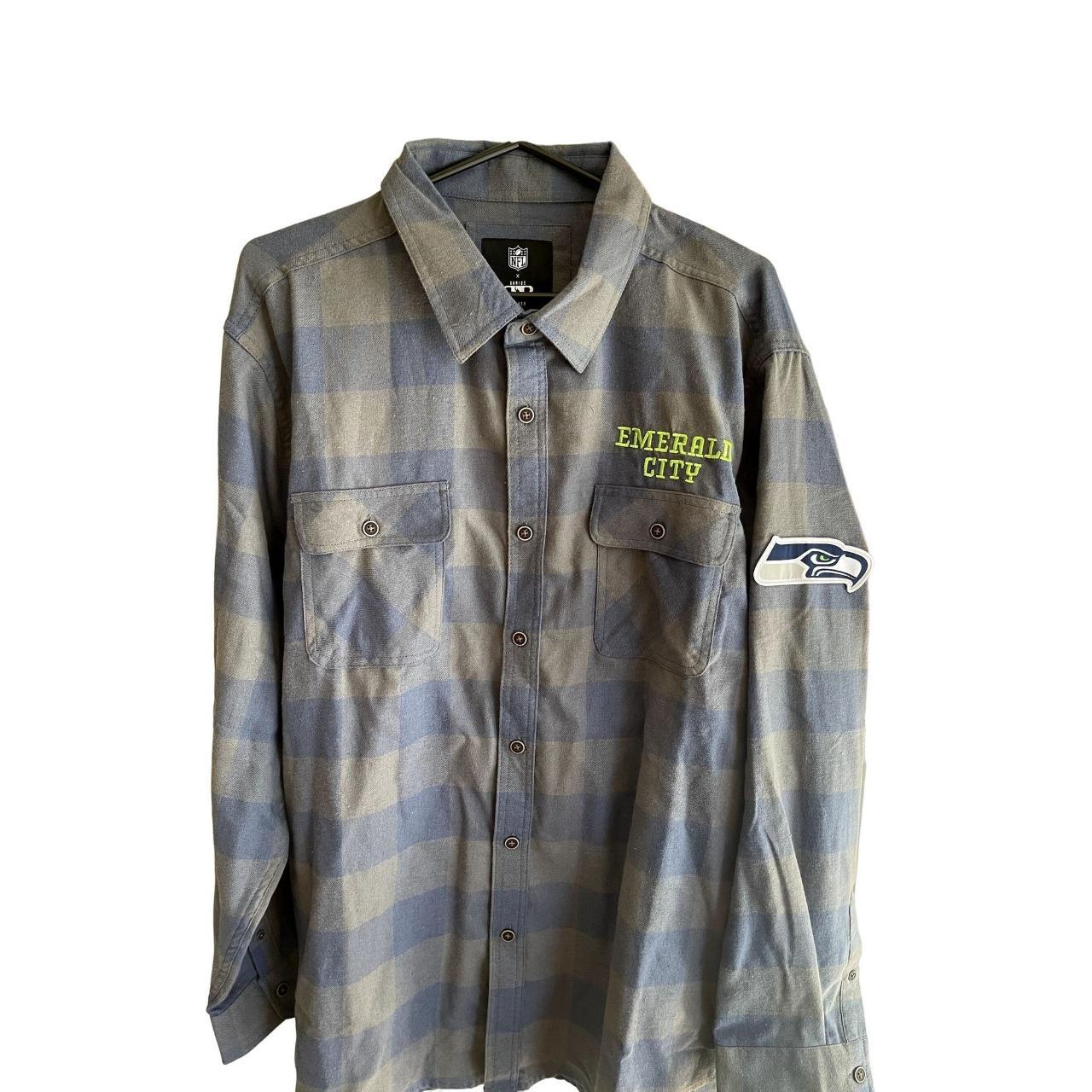 seahawks plaid shirt