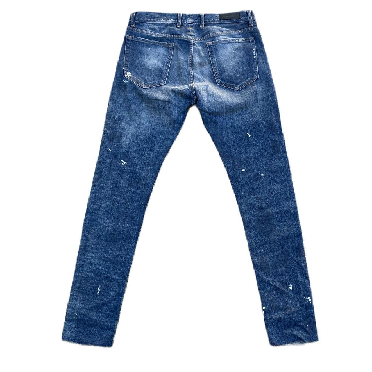 Mr.Completely Men's Blue and White Jeans (4)