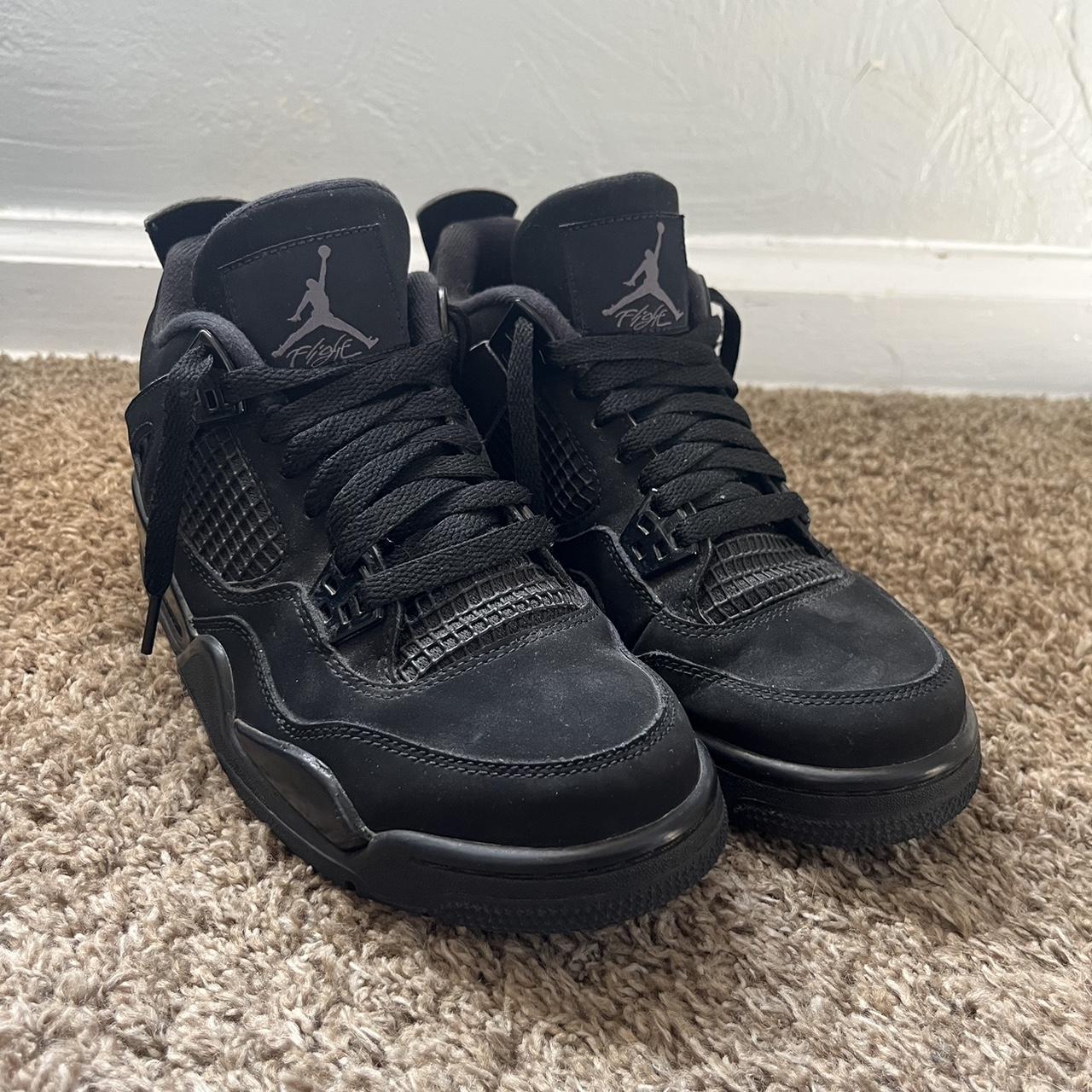 black cats jordan 4 size 6