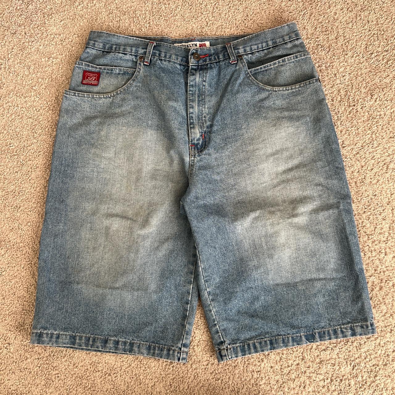 Brooklyn Jeans Co Y2K Vintage Baggy Wide-Leg... - Depop