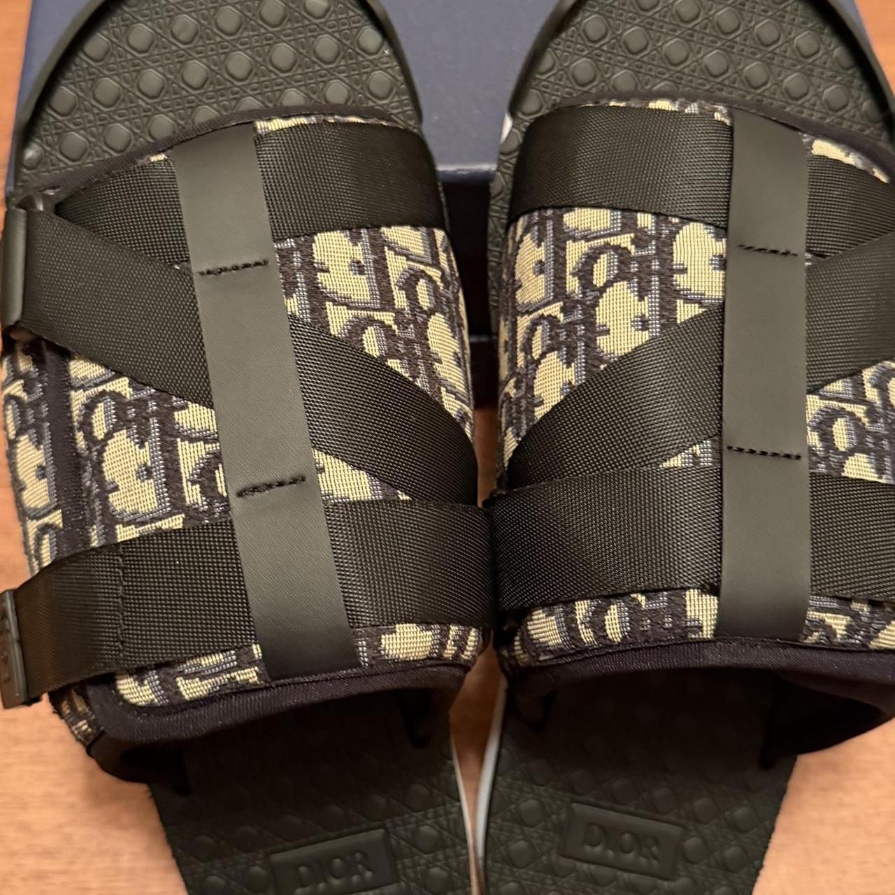 Dior Men's Slides - Black/Navy - US 10 – Dior Obl… - image 4