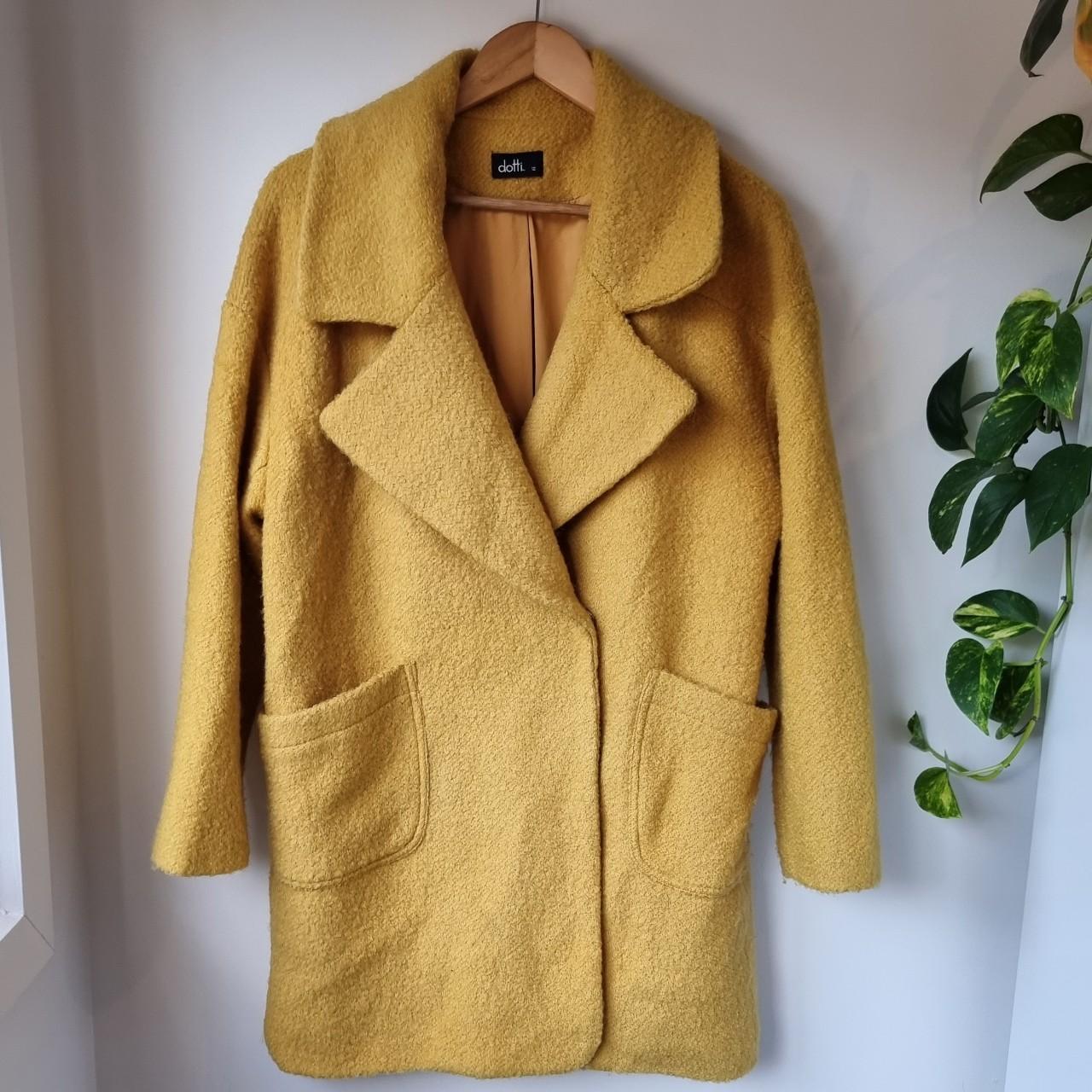 Dotti mustard jacket size 12 Very heavy and warm... Depop