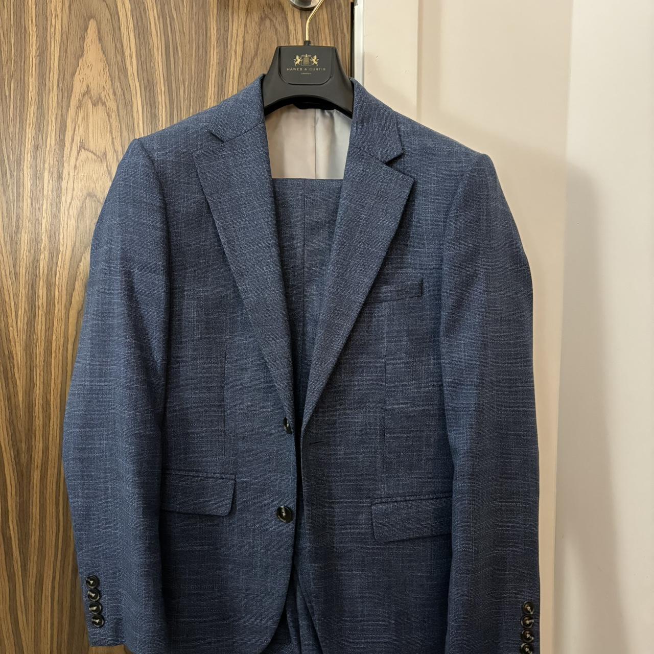 Blue 2 piece suit - MOSS Bro’s Great condition,... - Depop