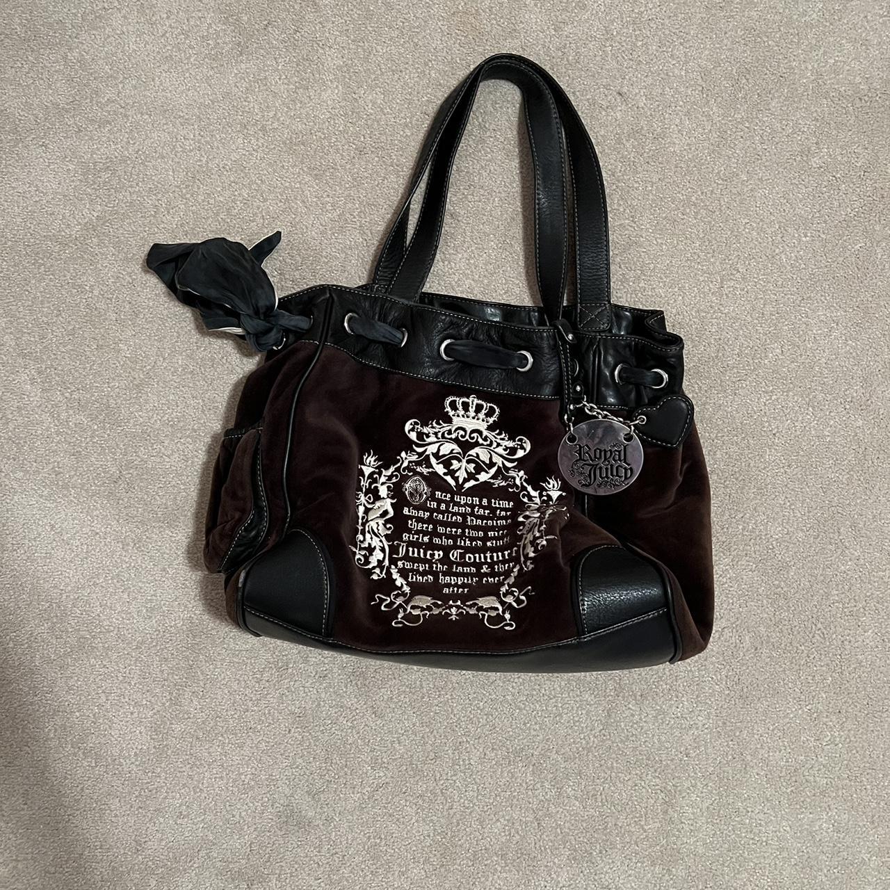 juicy couture bag in brown, has no flaws and is in... - Depop