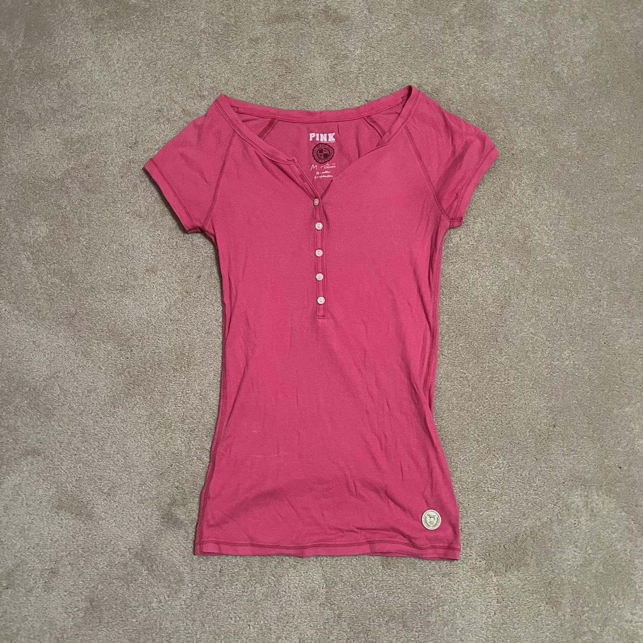 pink shirt womens victoria's secret