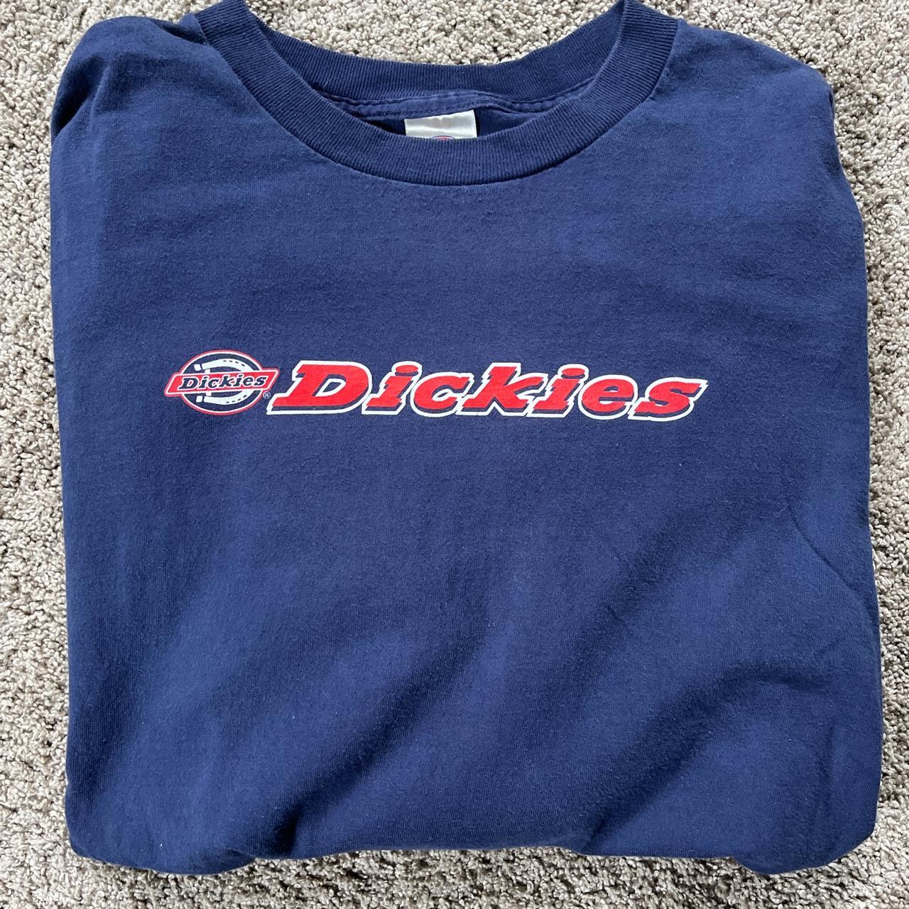 Dickies Men's Navy T-shirt | Depop