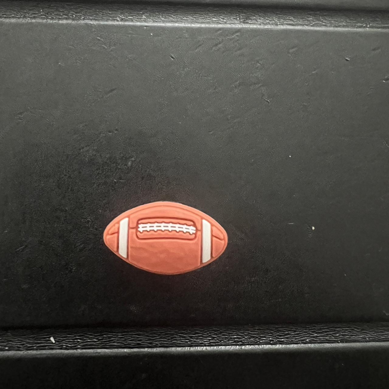 Rugby ball croc charm croccharm rugby Depop