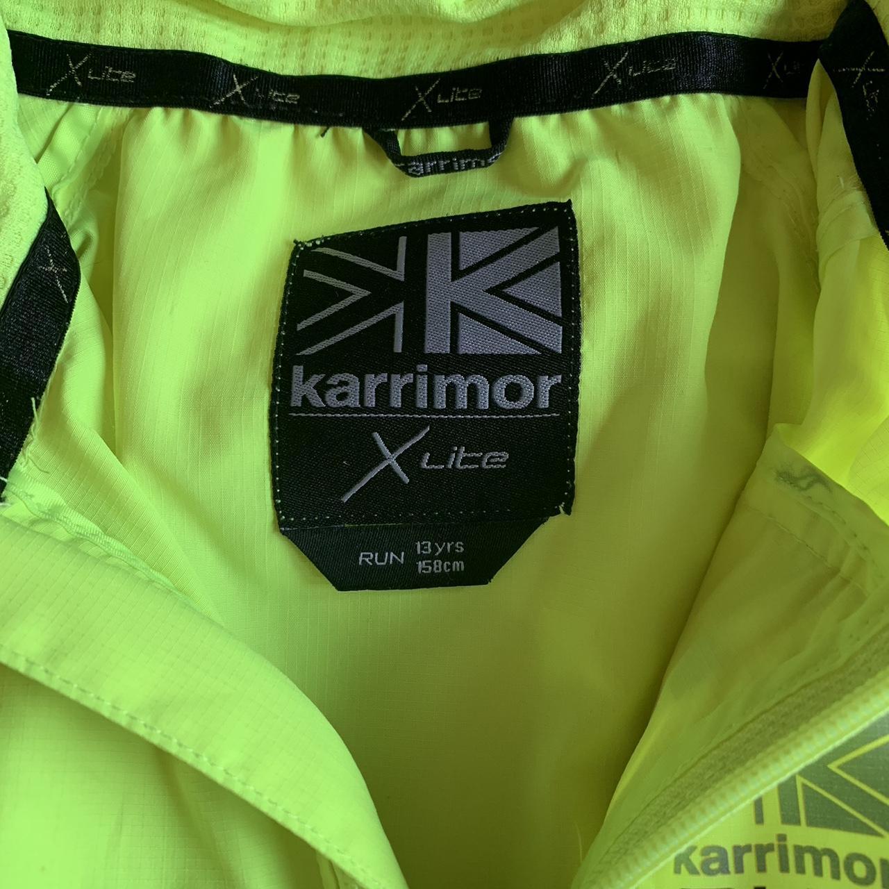 High visibility Karrimor running jacket,