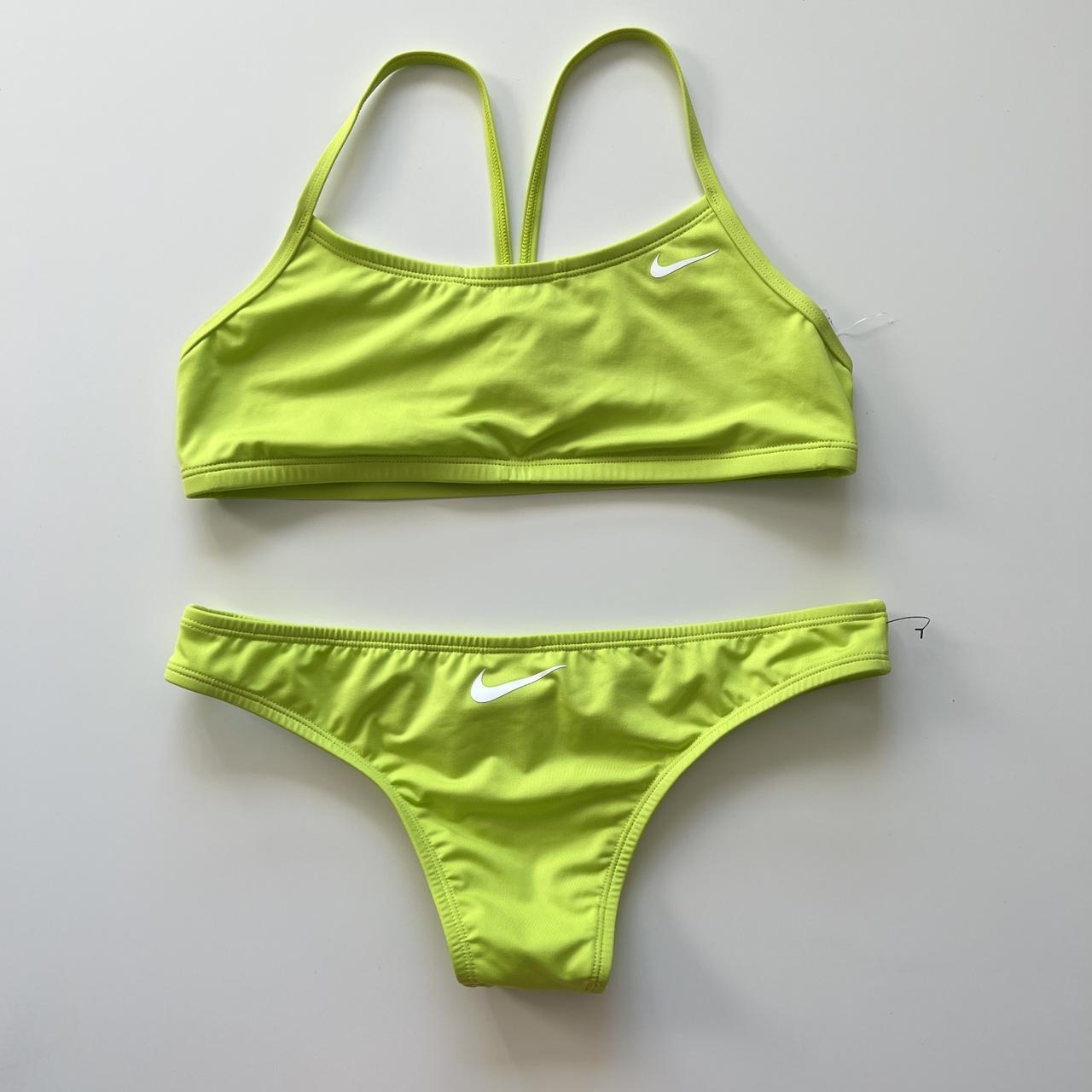 NIKE BIKINI // neon green yellow HYDRASTRONG Depop