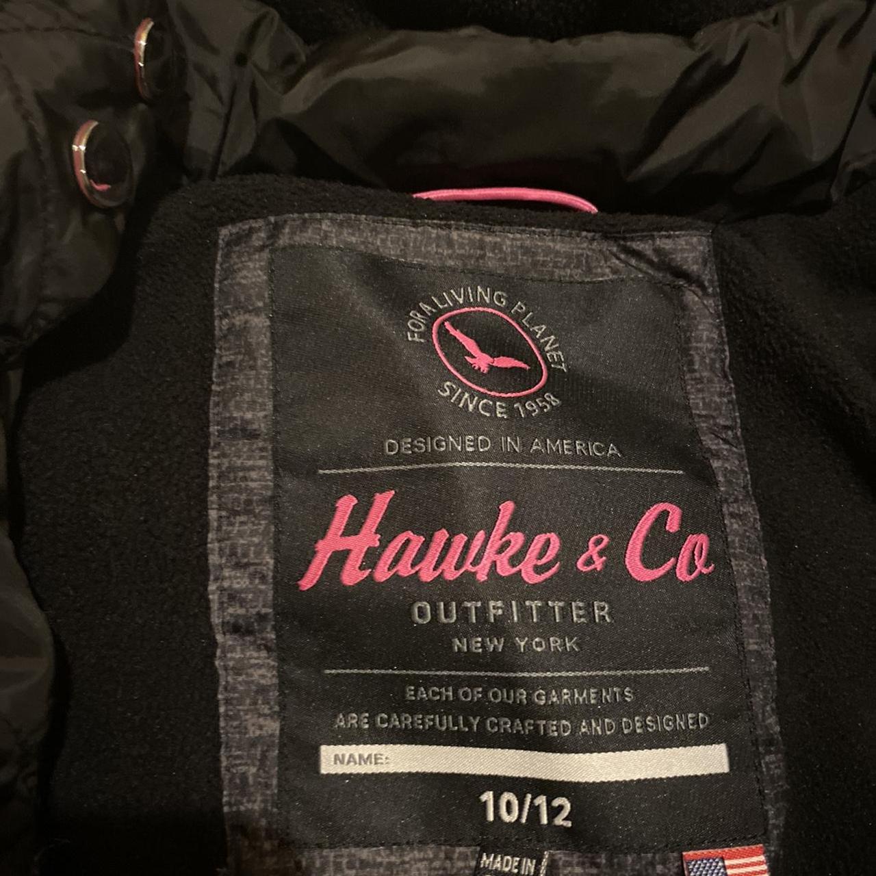 Hawke & Co. Women's Pink and Black Coat (2)
