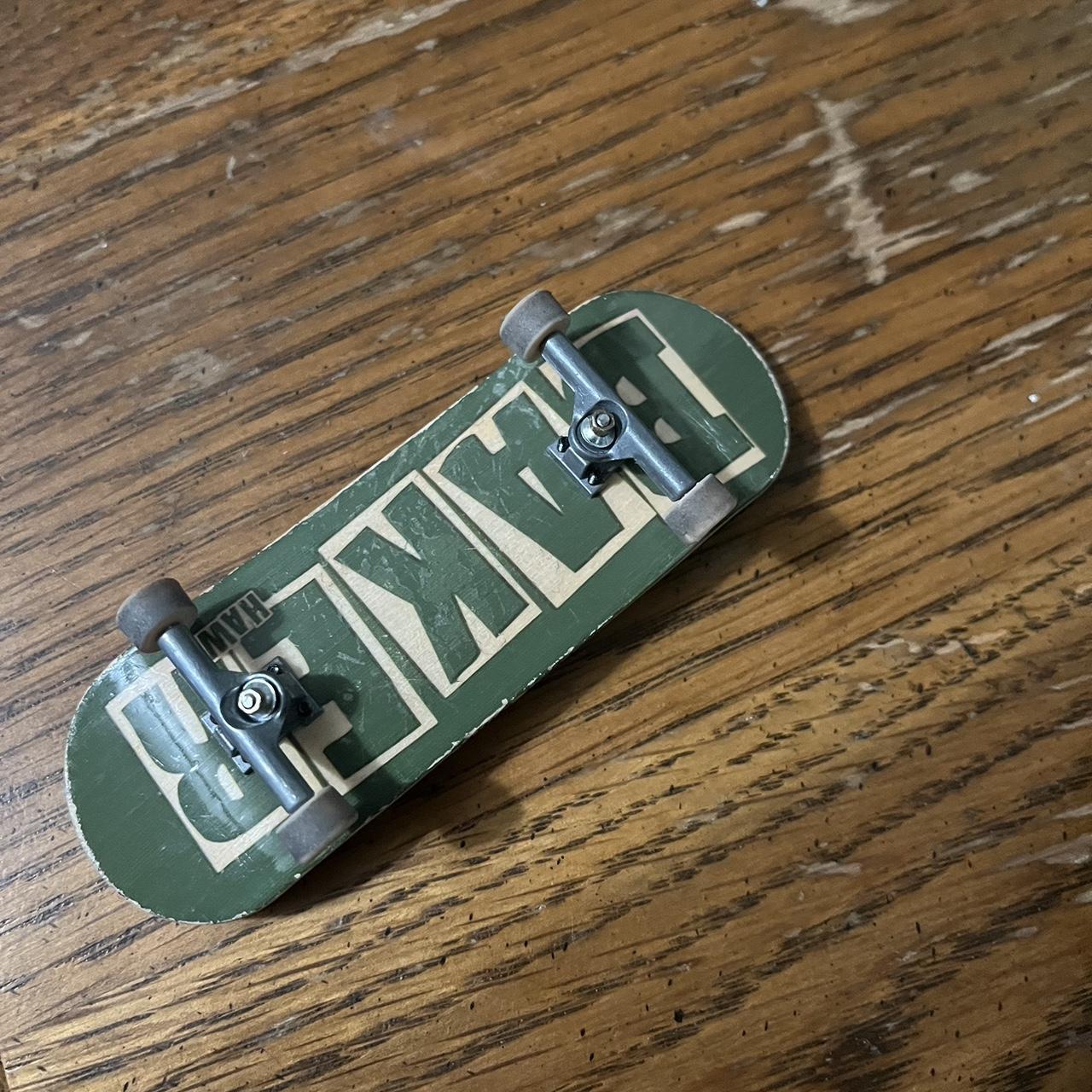 Real wooden tech deck wheels used trucks a bit... Depop