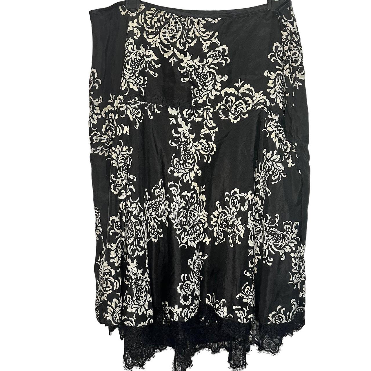 White house black outlet market lace skirt