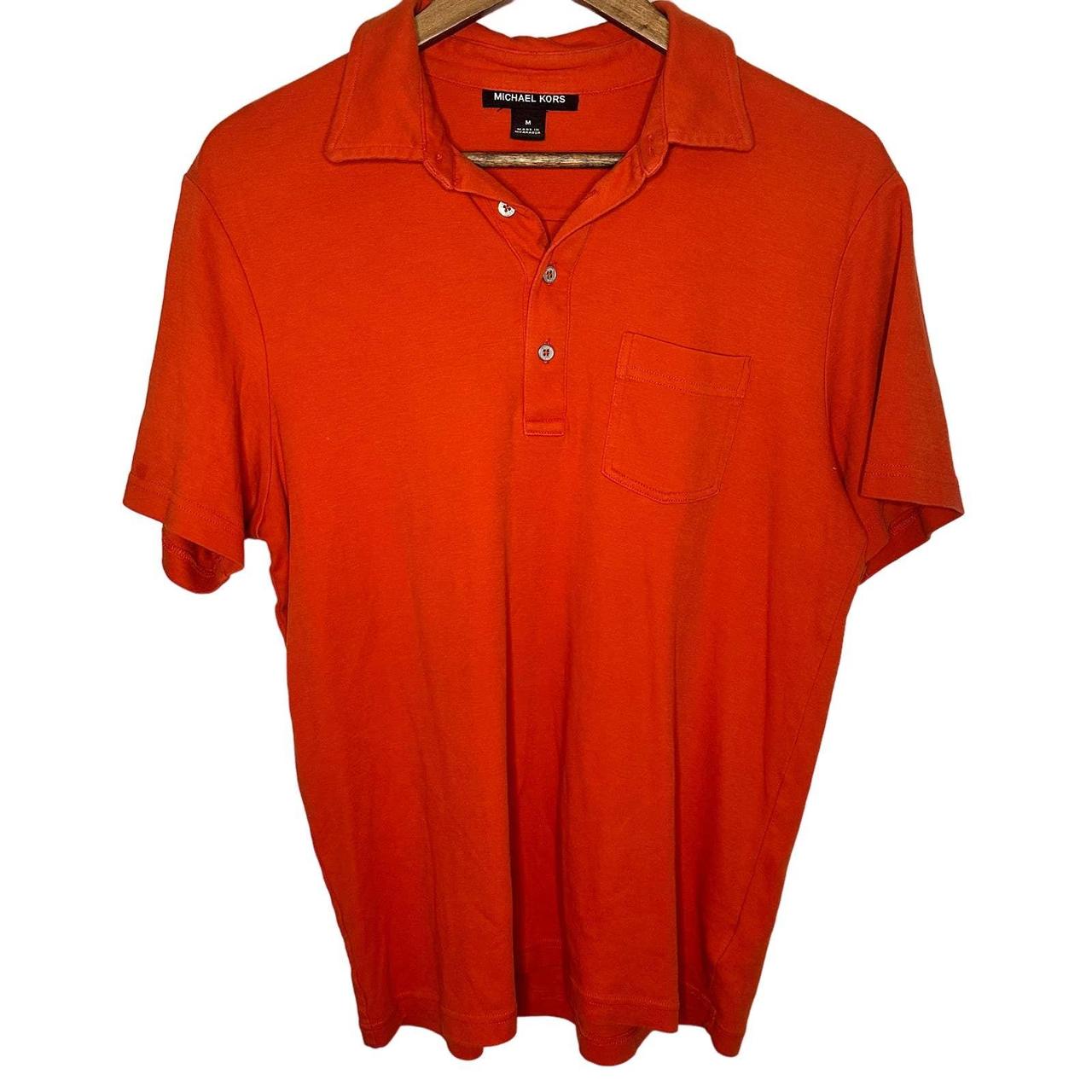 Michael kors deals shirts mens orange