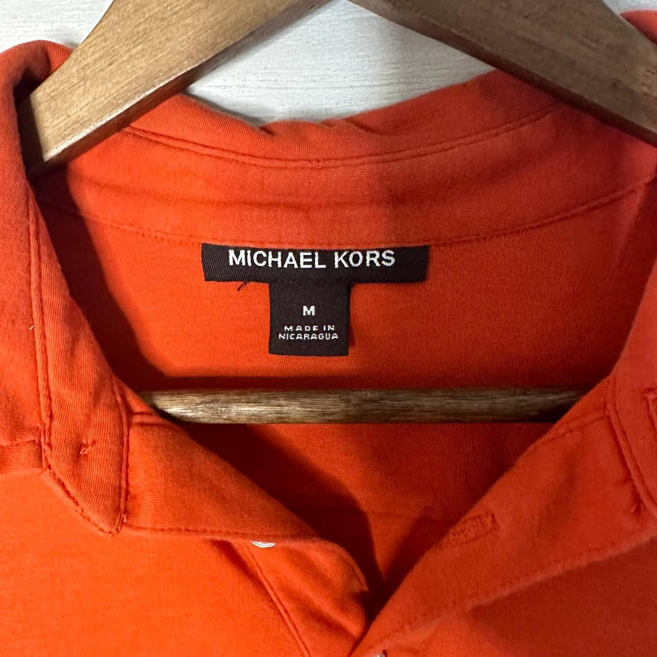 Michael kors online polo mens orange