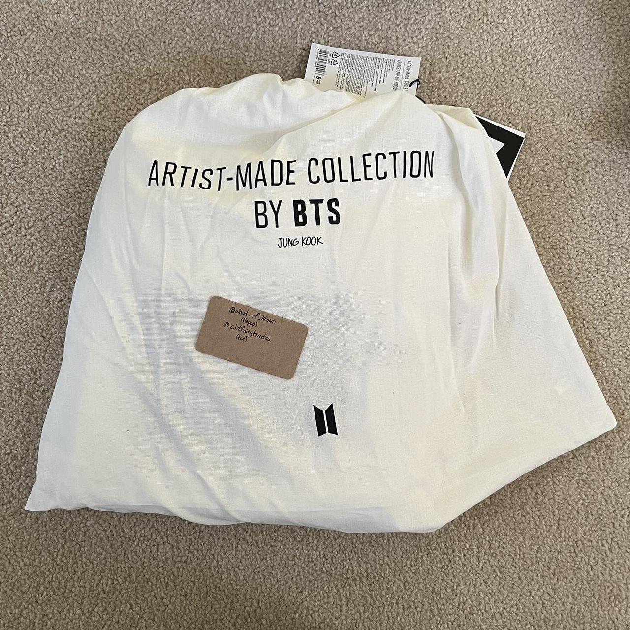 BTS Artist Made Collection Jungkook Armyst Zip up Black Hoody Size M