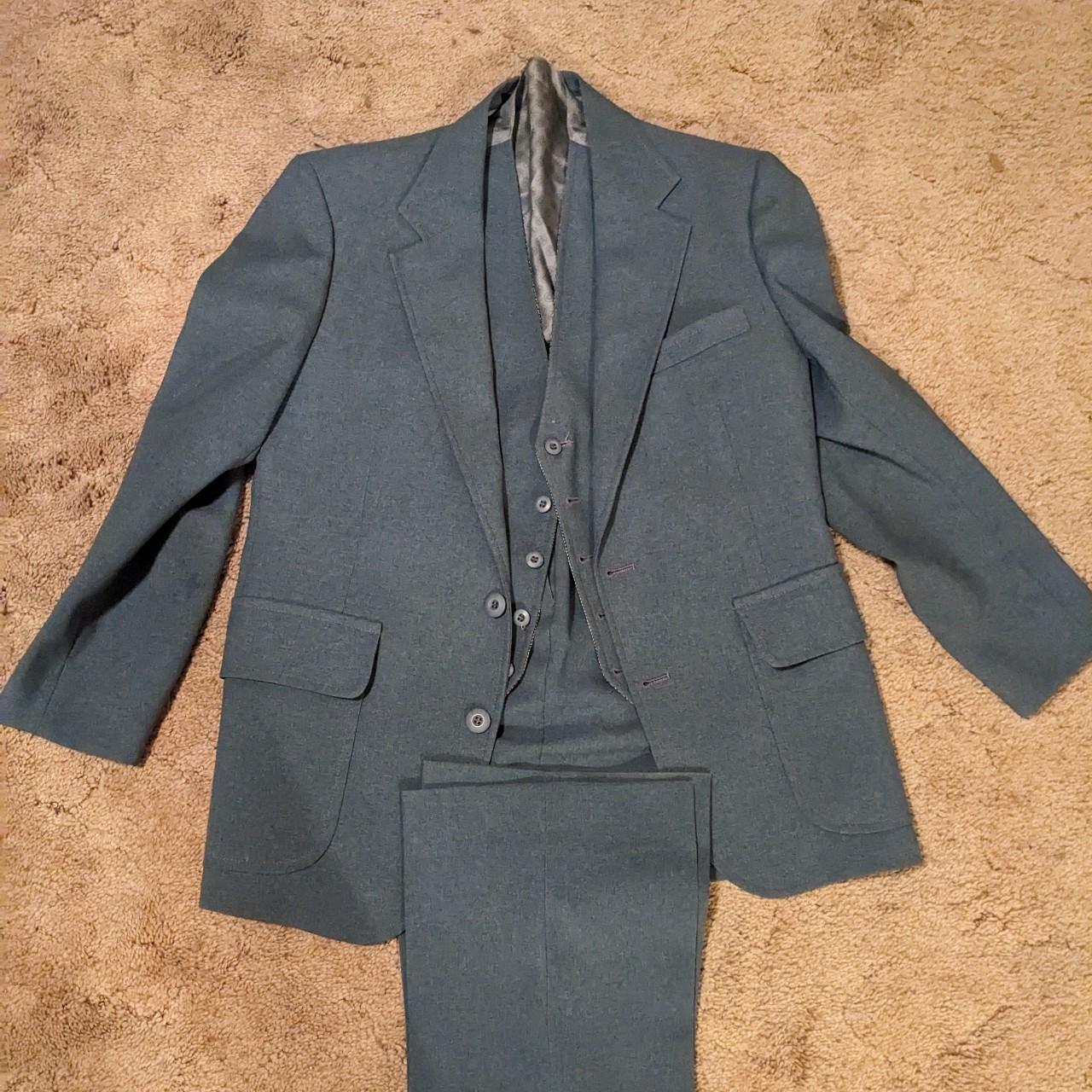 JCPenney Men's Blue Suit Depop