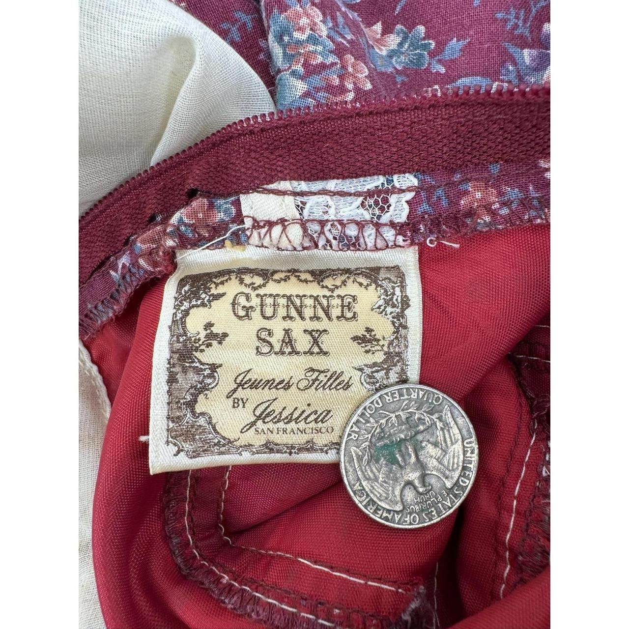 Gunne Sax Women's Dress - Red - XS – Vintage Gunn… - image 5