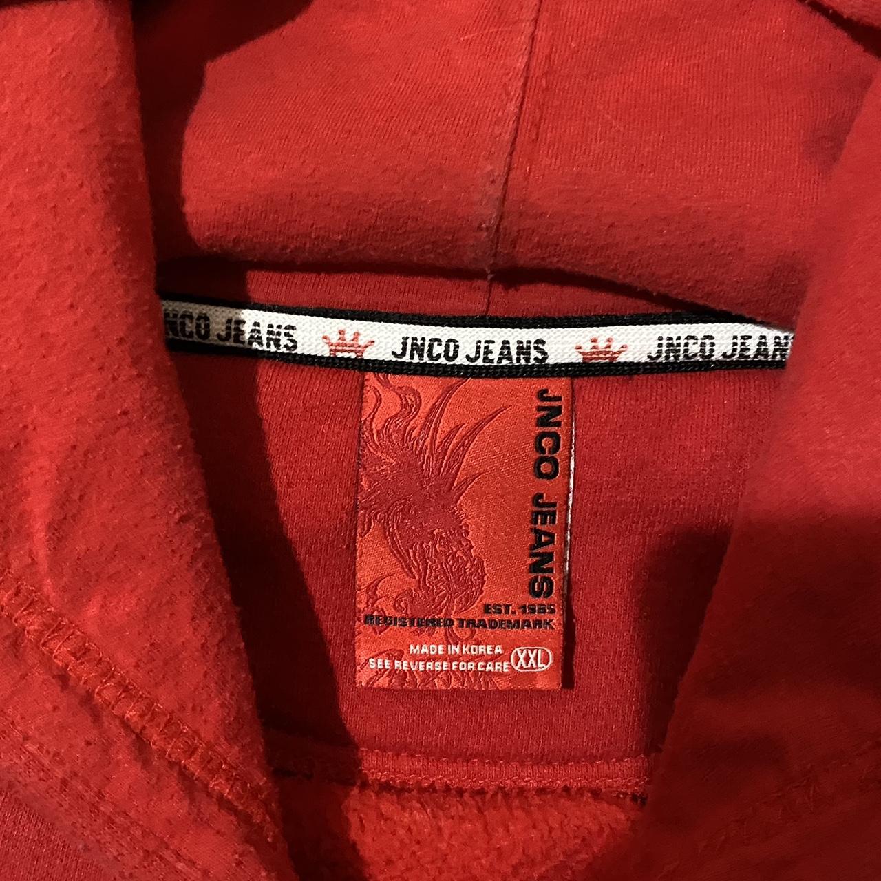 jnco-men-s-silver-and-red-hoodie-depop