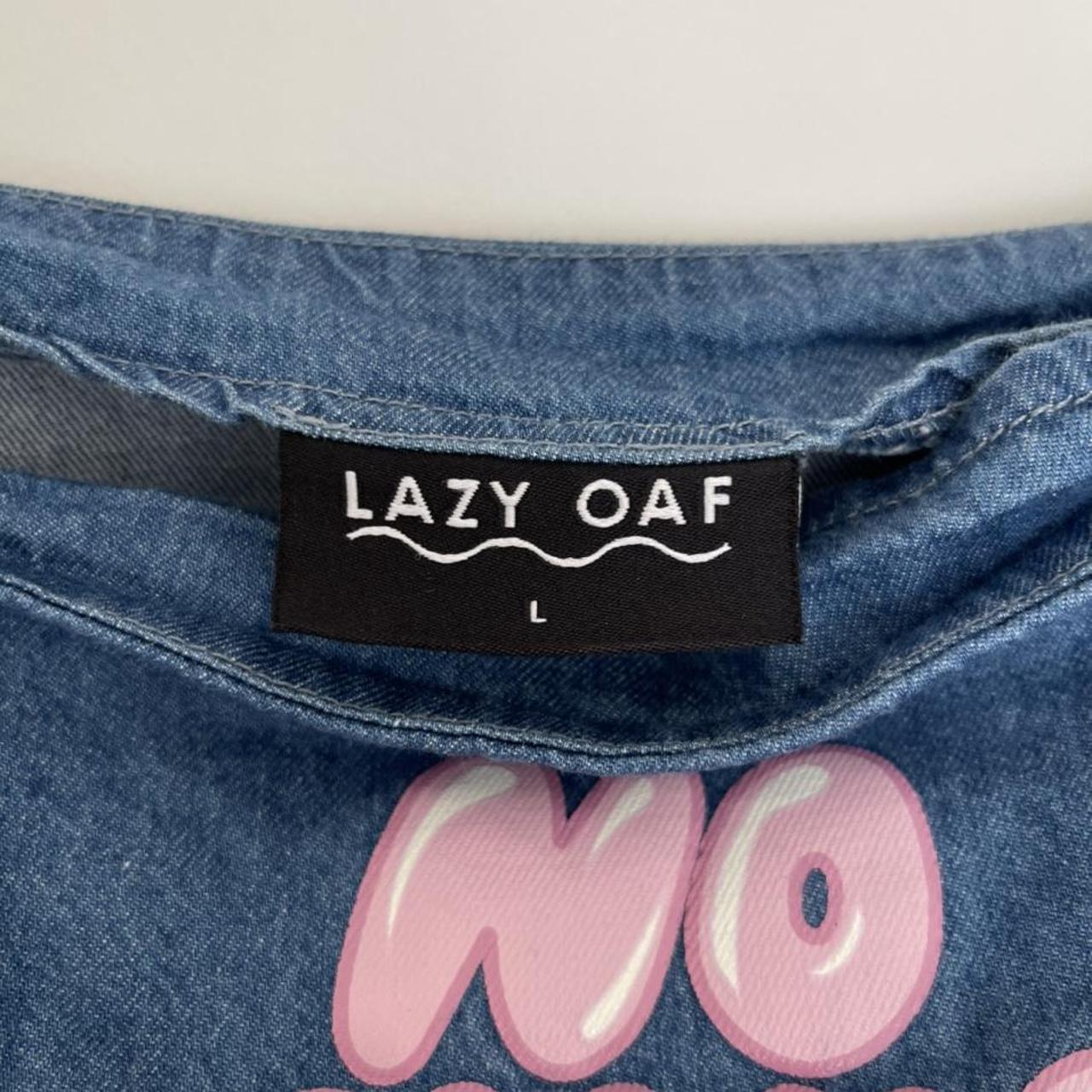 Lazy Oaf Women's Pink and Blue Vest (3)