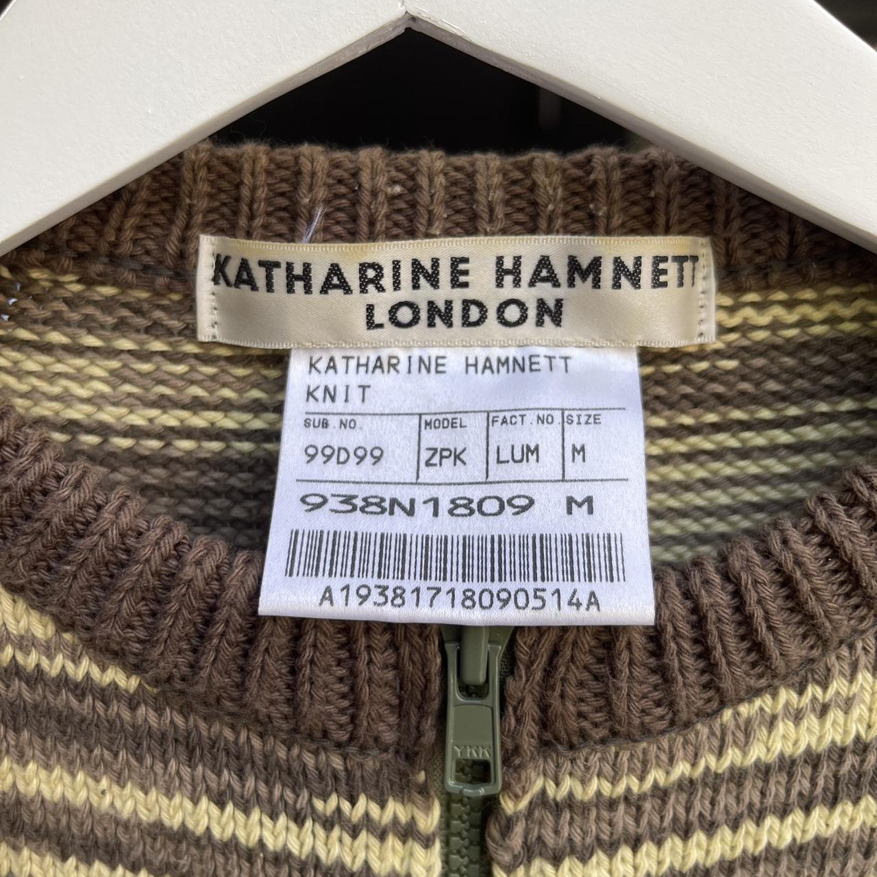 KATHARINE HAMNETT KNIT ZIP, Incredible knitted...