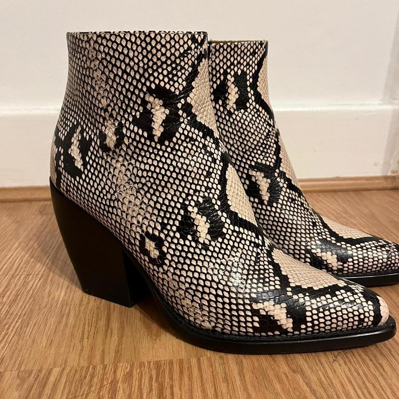 Chloe Snakeskin boots Worn 3 times and practically. Depop