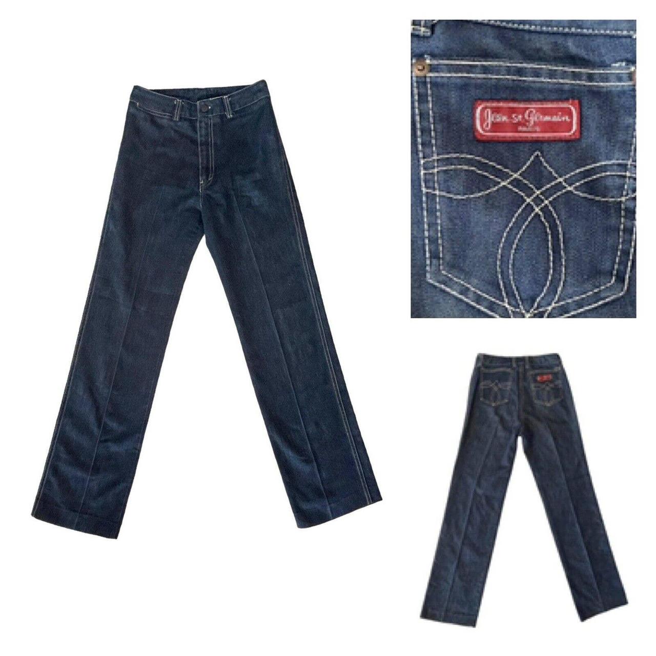 Vintage Jean St. Germain Blue Denim High Rise... Depop