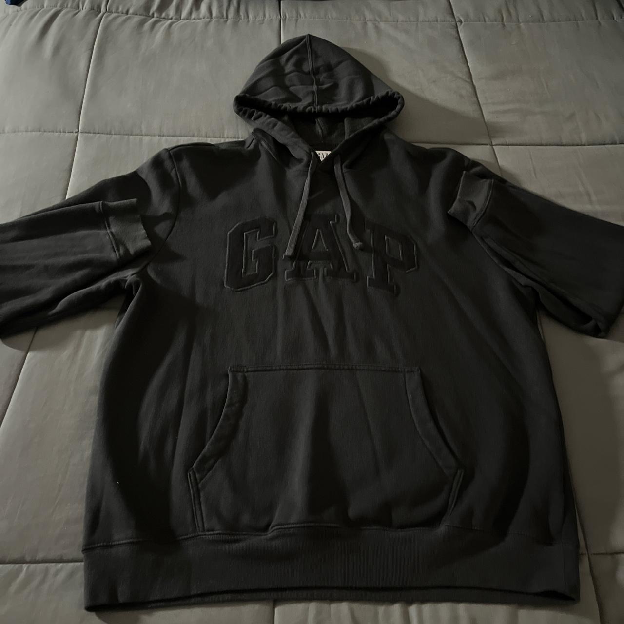 Dark gray gap hoodie Depop