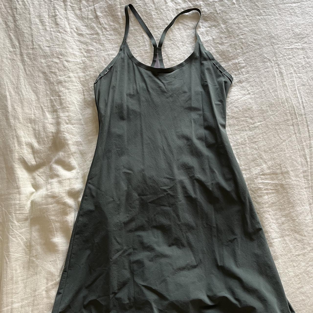 Green outdoor voices exercise dress. Slight wear... Depop
