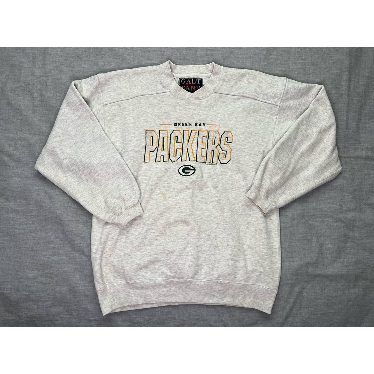 Vintage 90s Galt Sand Green Bay Packers Sweatshirt - Depop