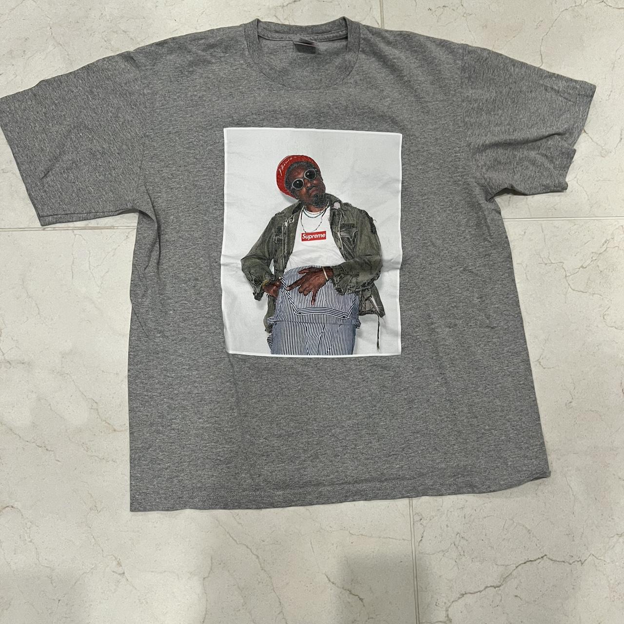 Supreme Andre 3000 T hot shirt Gray