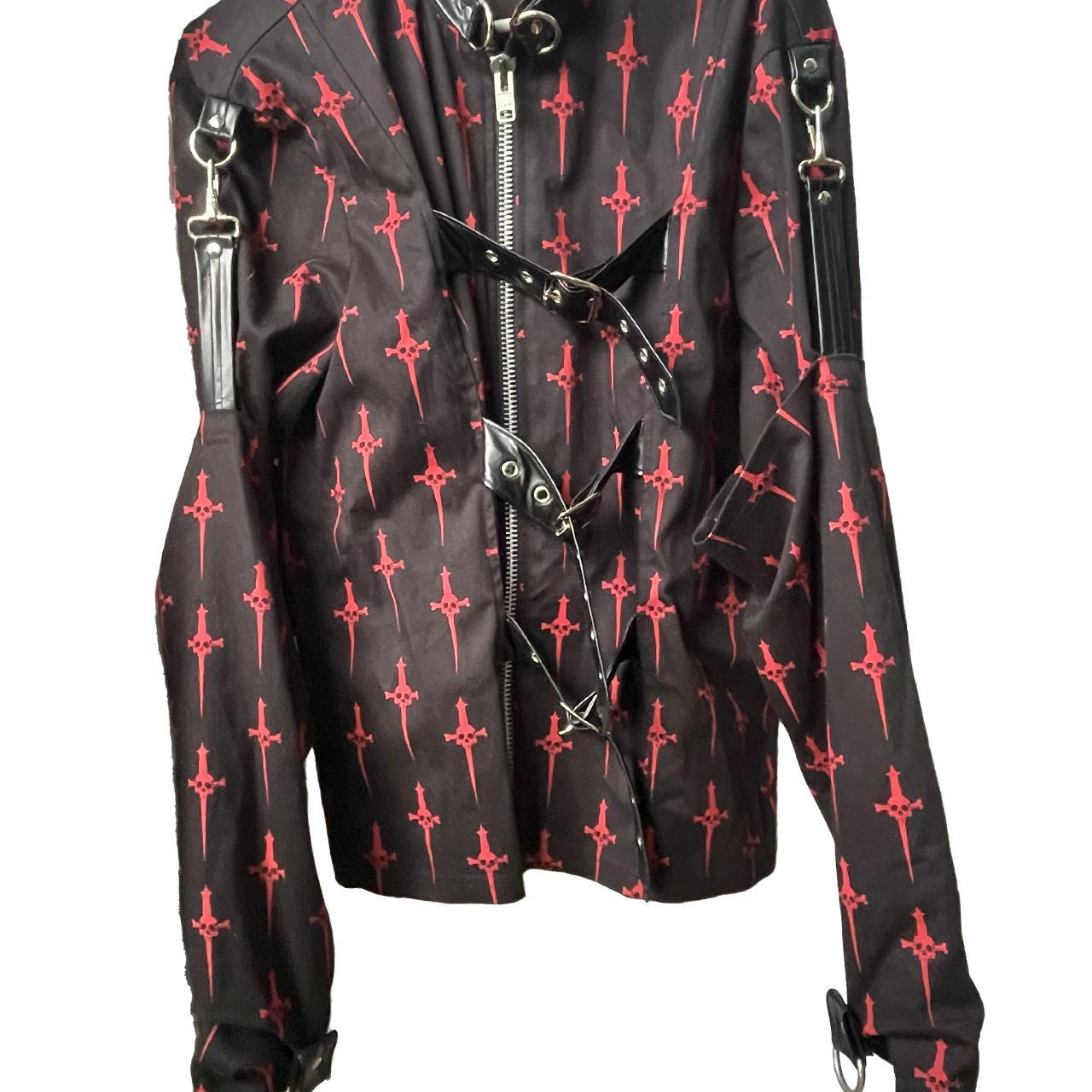 Lip Service Straight Jacket - Skull Dagger Pattern - | Depop