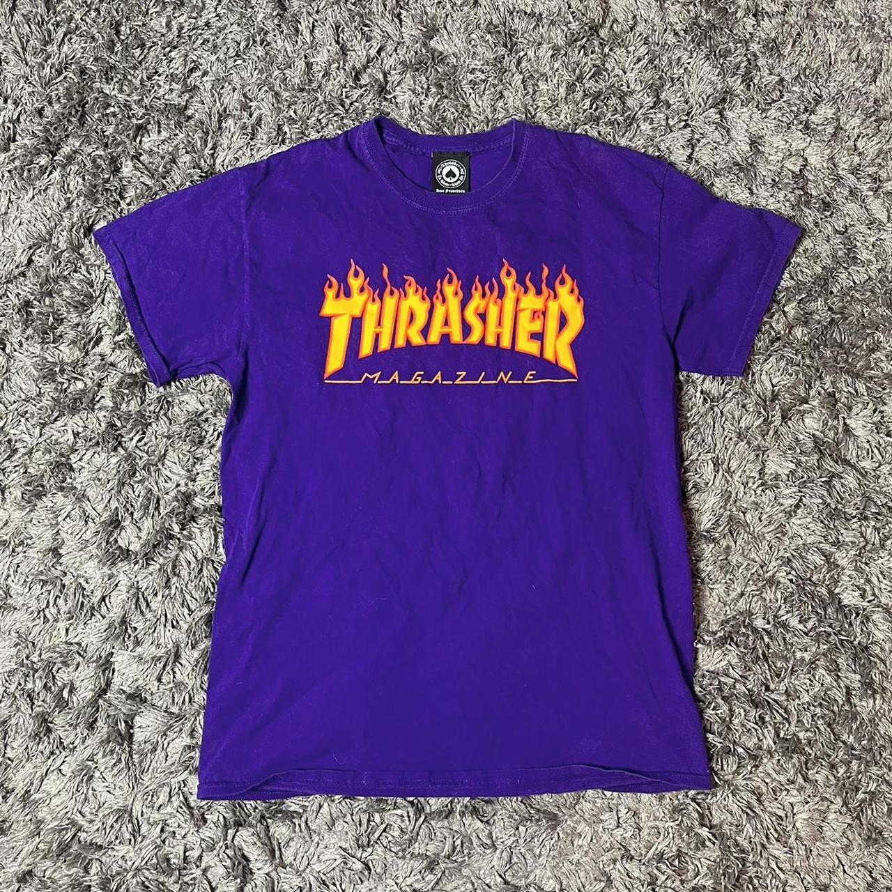 Thrasher shirt outlet purple