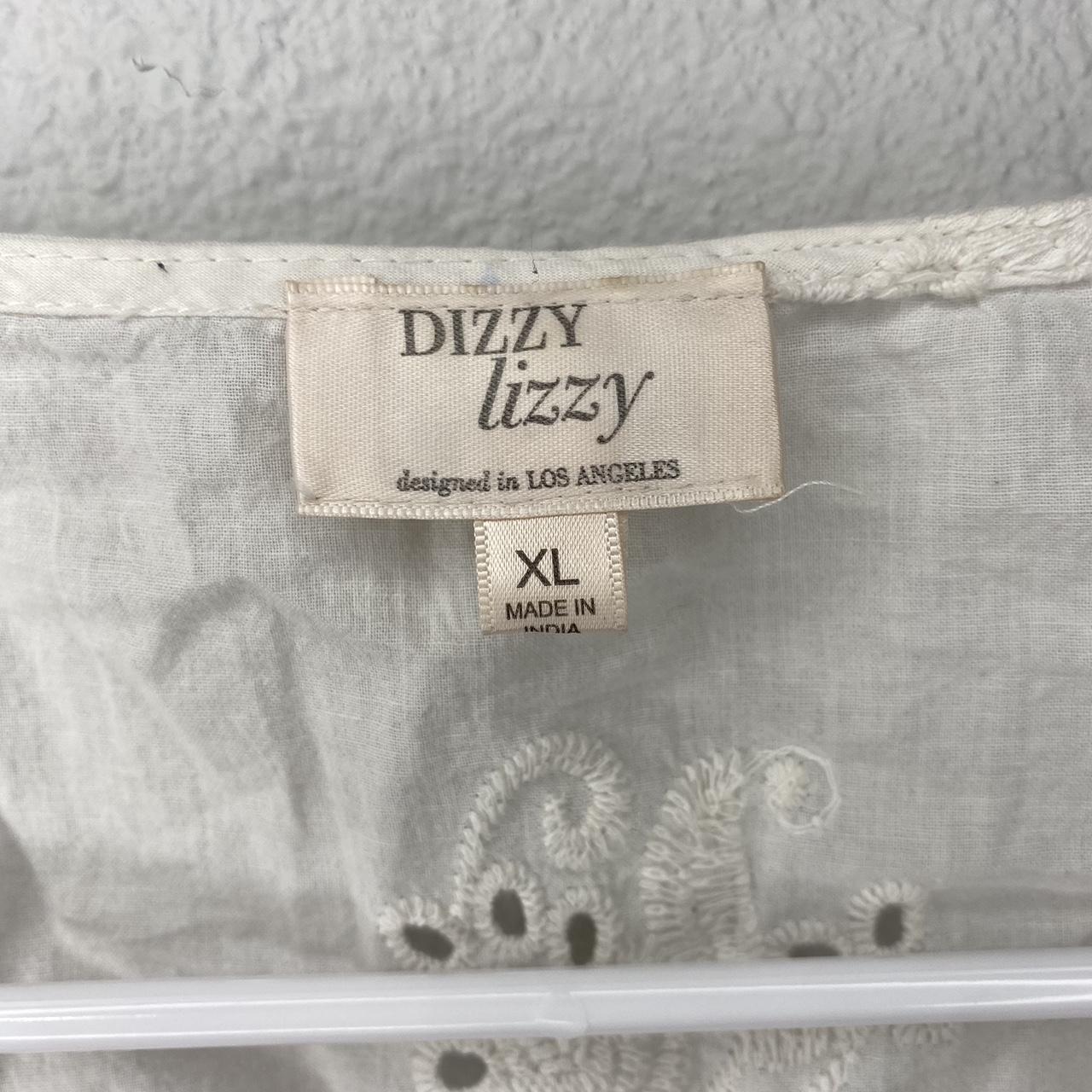 Dizzy Lizzy Women's White and Cream Crop-top (3)