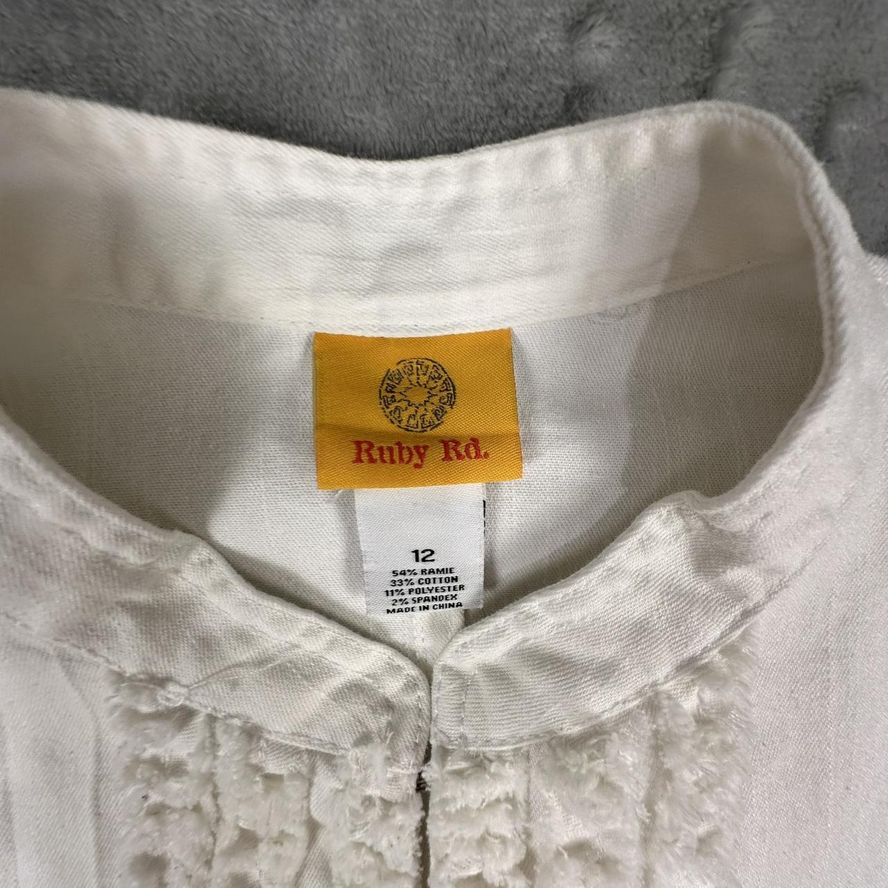 Ruby Rd. Women's Blouse - White - 12 – Ruby RD. R… - image 3