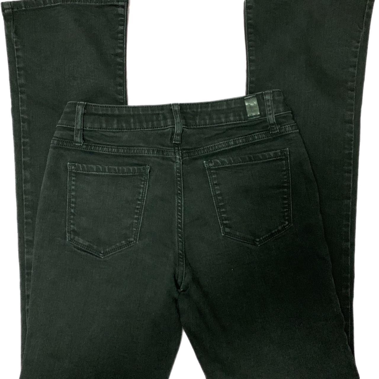 Simply Vera / Vera Wang Glossy Black Pants / Jeans - Size 12