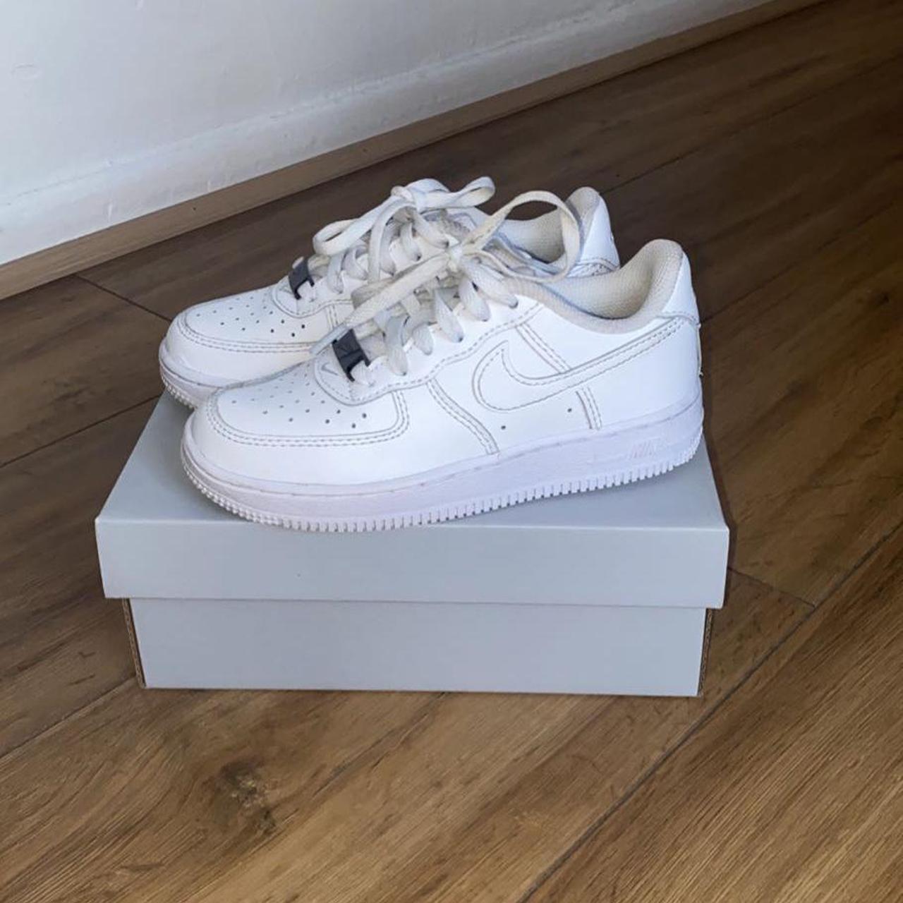 Kids Air Force 1s Size UK11 Worn twice Comes... - Depop